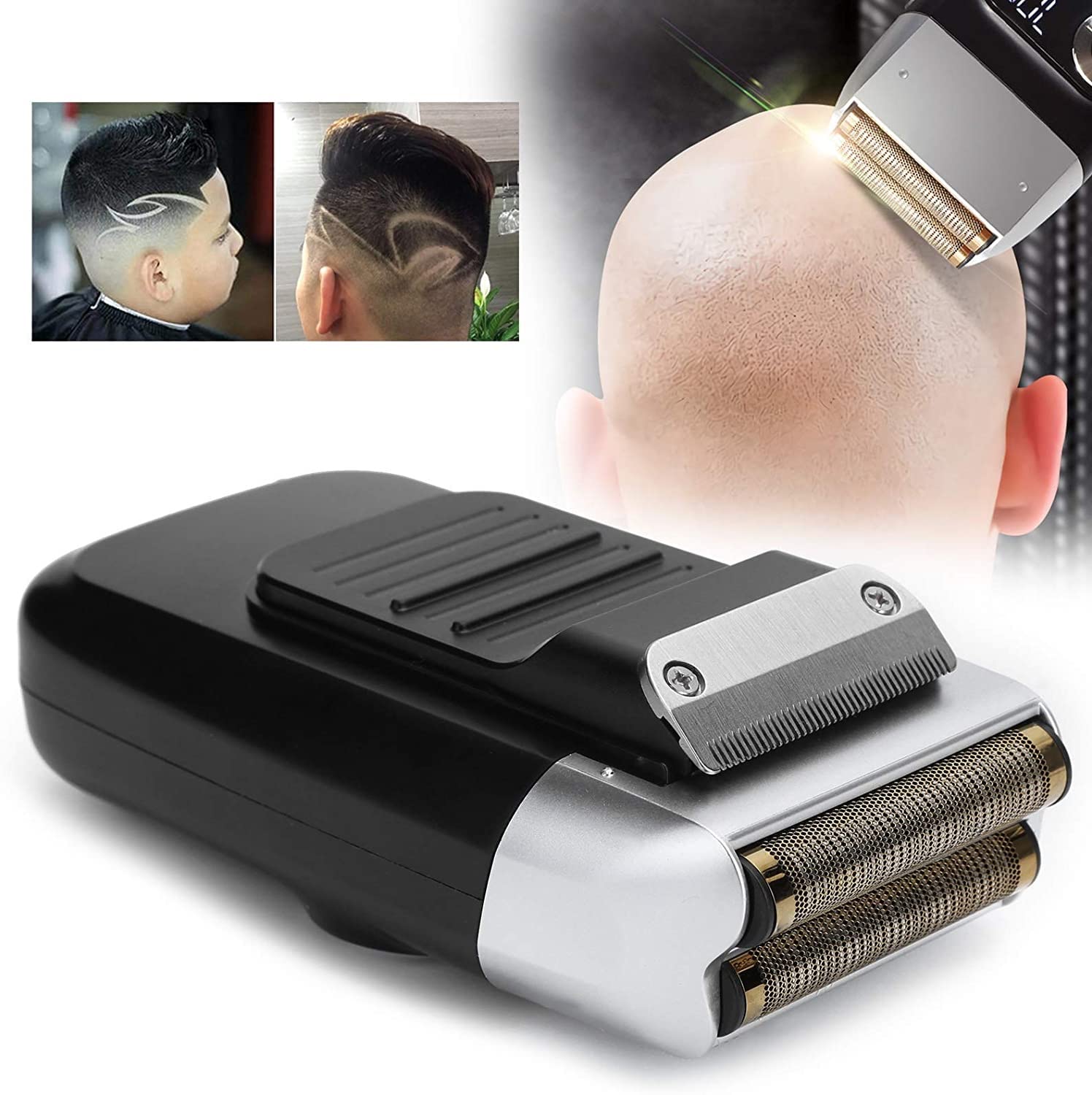 JYYBN Electric Shaver for Men - Rechargeable Cordless Beard Trimmer & Bald Head Shaver with Low Noise, Portable & Durable Design - Perfect for Home, Travel and Daily Grooming Routine