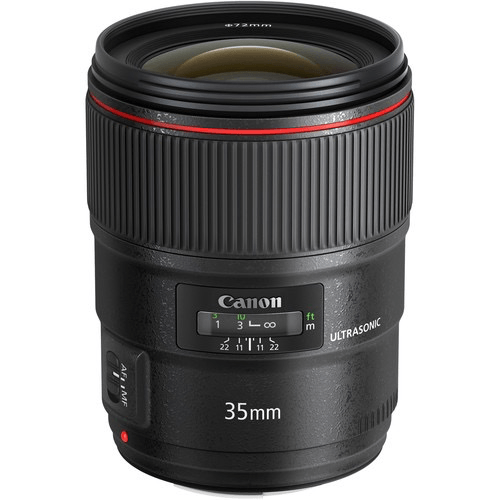 Canon EF 35mm F1.4L II USM Lens - Professional Wide-Aperture Prime Lens for DSLR Cameras (Open Box) | Perfect for Portrait, Wedding & Low-Light Photography