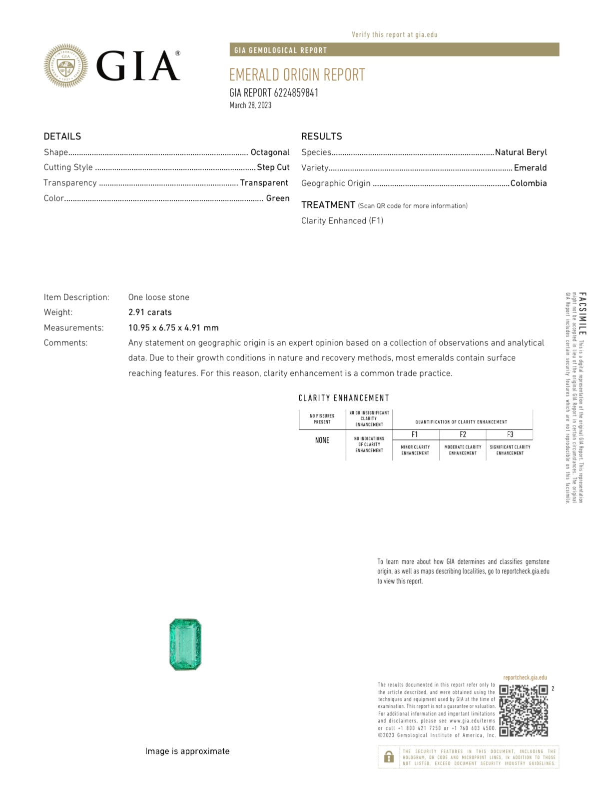 5.63tcw GIA Certified 11x7mm Loose Colombian Emerald Gemstones - Emerald Cut Fine Matching Pair for Jewelry Making, Engagement Rings & Luxury Gifts