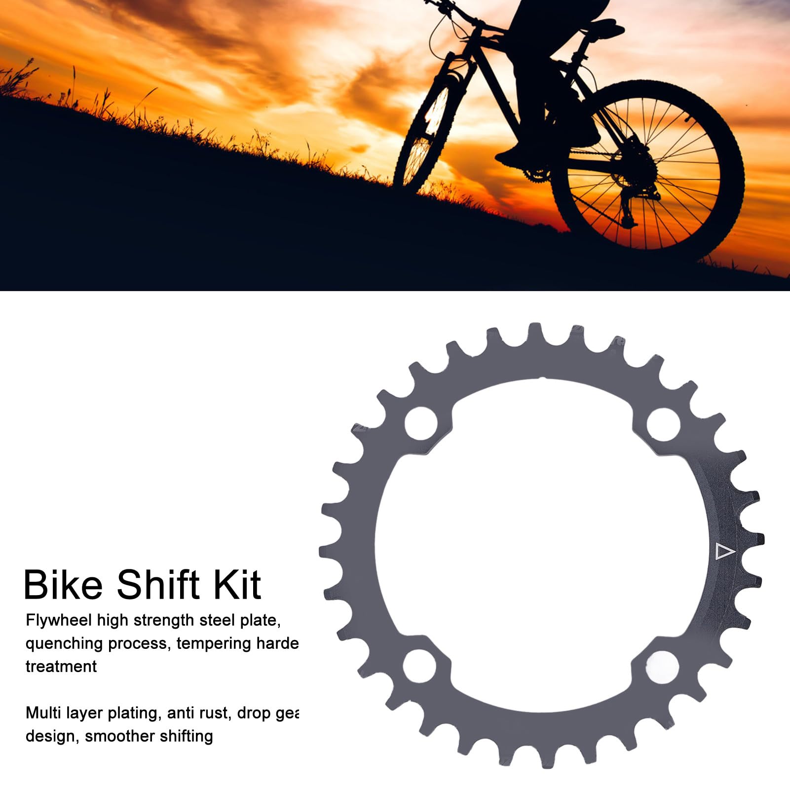 10 Speed Bike Groupset - 42T Flywheel, Crank Shifter, Rear Derailleur & Chain Set for Road & Mountain Bikes | Perfect for Cycling Enthusiasts & Commuters