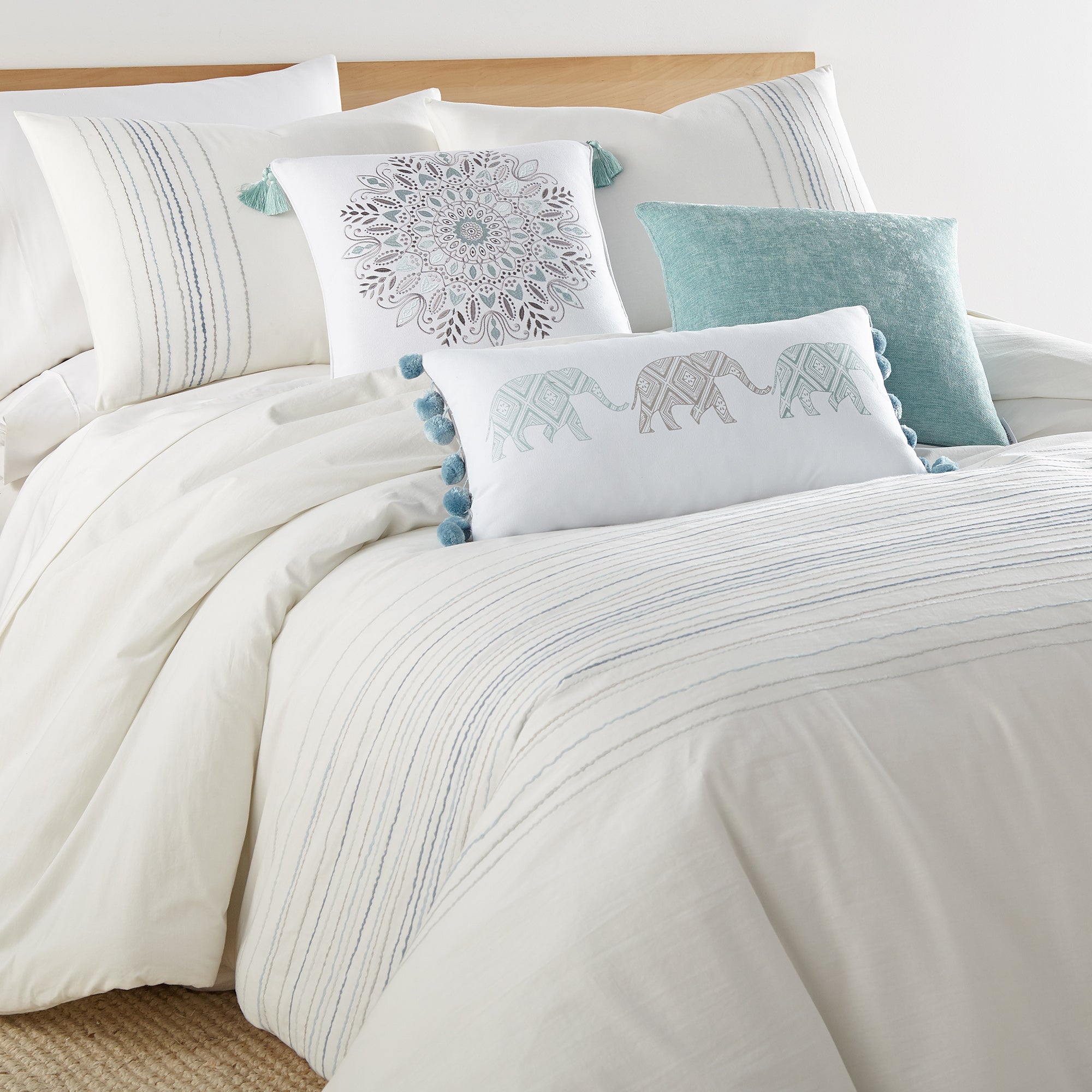 Premium Terrington Duvet Set - Soft & Breathable Queen Size Bedding Set with Pillowcases - Perfect for Cozy Bedrooms & Guest Rooms
