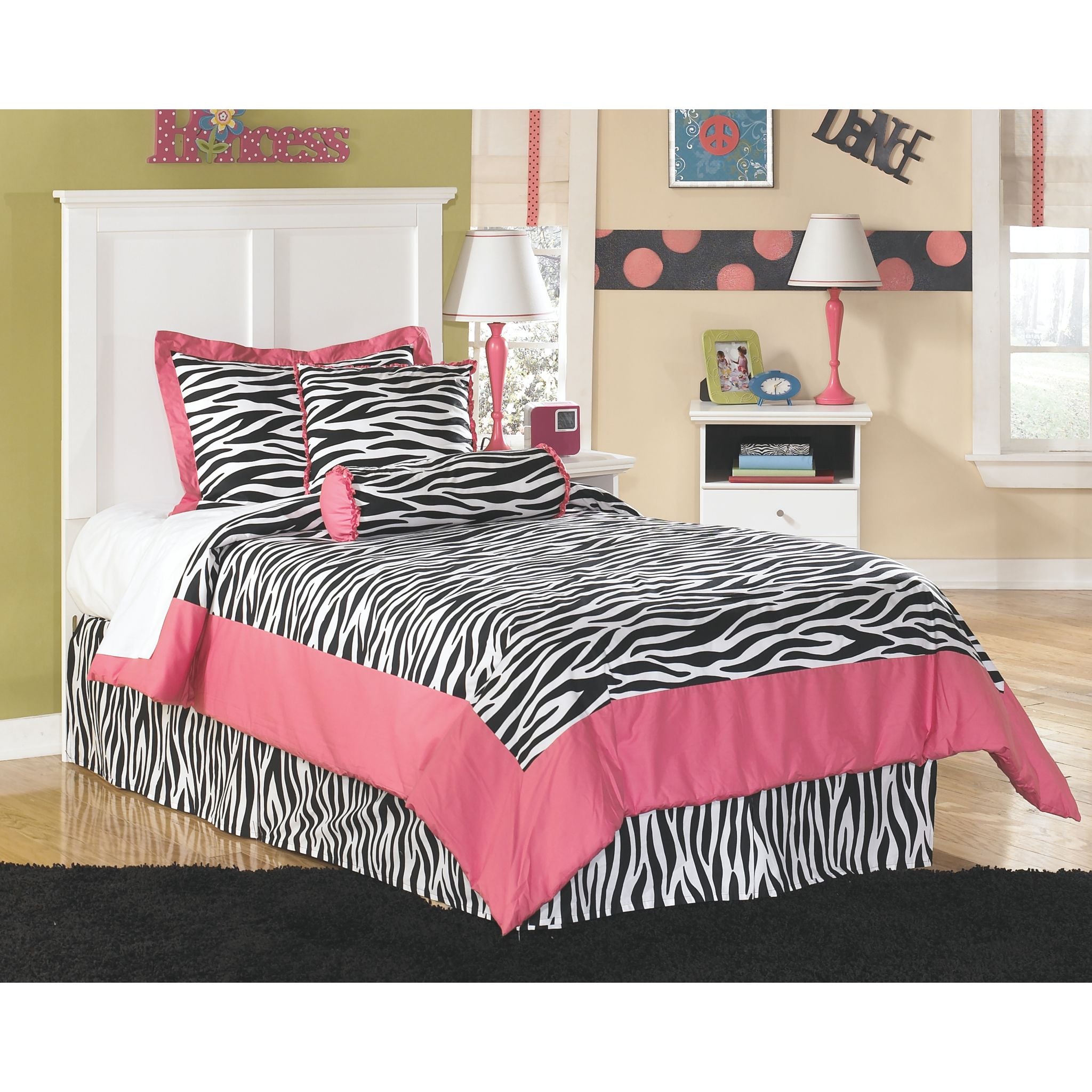 Bostwick Shoals Panel Headboard - White Queen Size Upholstered Bed Frame Headboard for Bedroom Decor and Cozy Home Styling