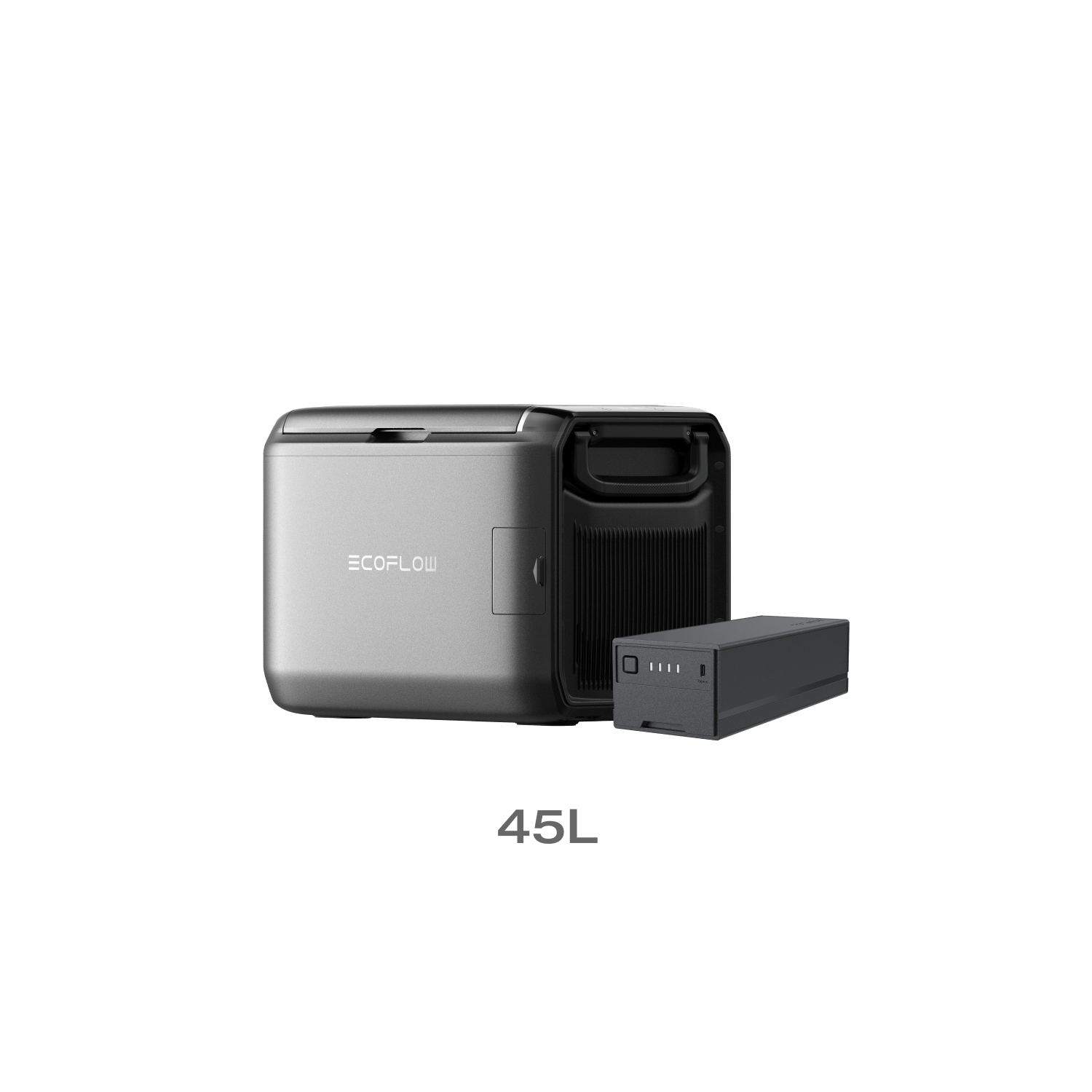 EcoFlow GLACIER Classic Portable Refrigerator & Freezer - 12V/24V DC & 110V AC, 30QT Capacity, Car Camping, RV, Outdoor Adventures, Home Backup, Emergency Use