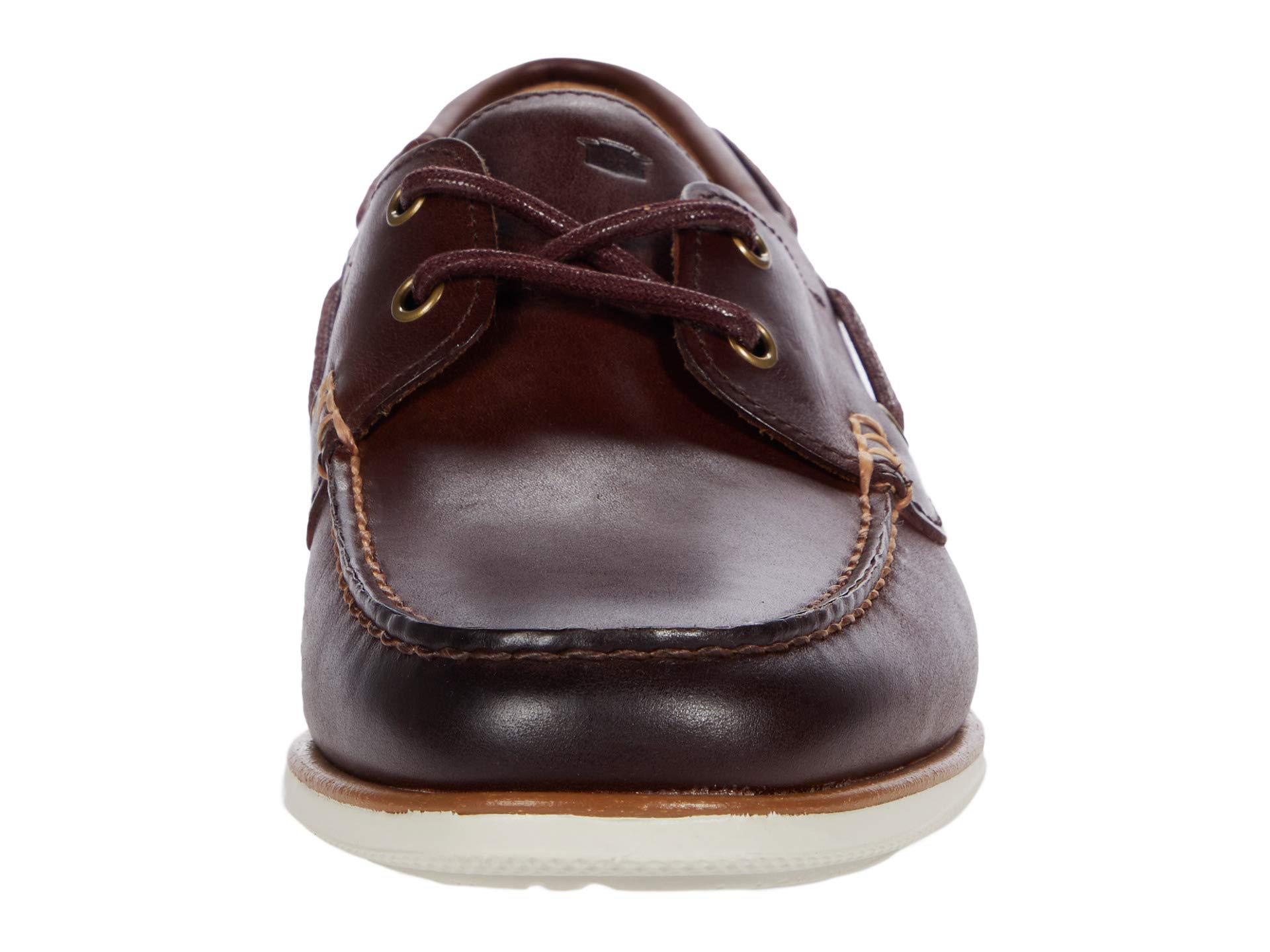 Florsheim Men's Atlantic Boat Shoe - Classic Leather Deck Shoes for Men | Comfortable Slip-On Casual Boat Shoes | Perfect for Sailing, Boating & Summer Outfits