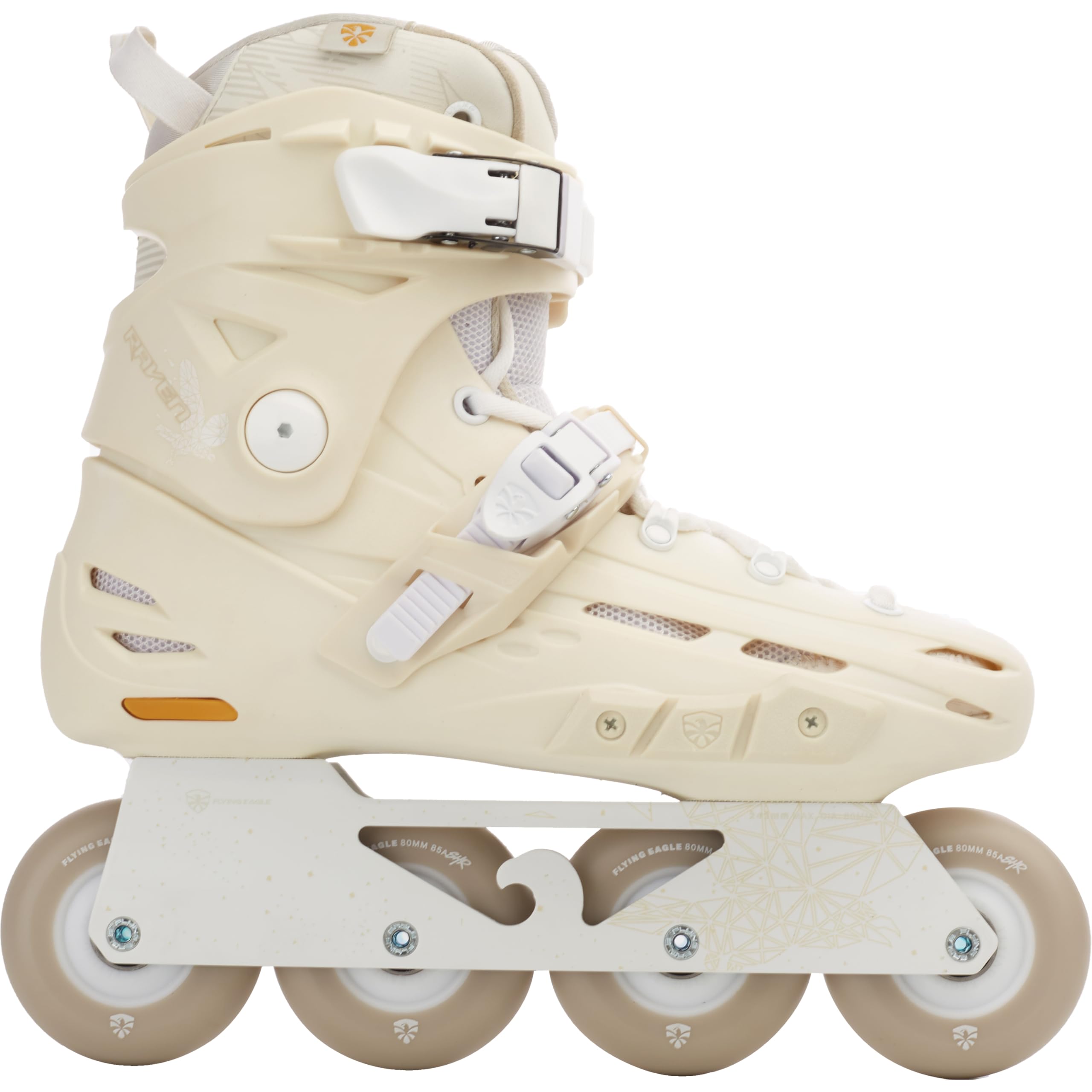 F4 Raven Freeskate - High Performance Inline Skates for Adults | Men & Women Speed Skates | Urban Street Rollerblades for Fitness & Racing | Perfect for Outdoor Exercise, Commuting & Roller Sports