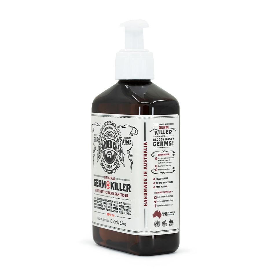 Germ Killer Antiseptic Hand Sanitizer Gel - 70% Alcohol for Effective Disinfection | Portable Travel Size for Home, Office & On-The-Go Use