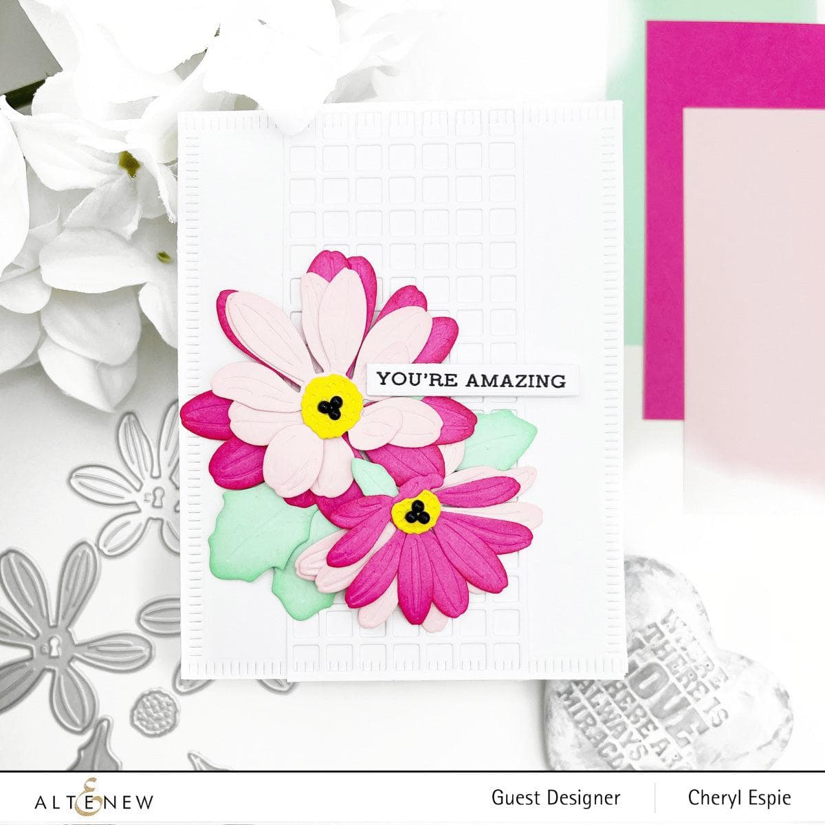 Cape Marguerite Layering Die Set for Paper Flower Crafting - Perfect for Scrapbooking, Card Making, and DIY Home Decor
