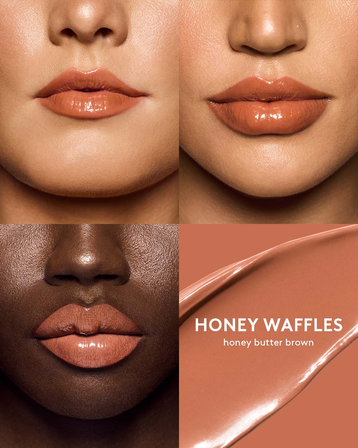 Gloss Bomb Cream Color Drip Lip Cream - Honey Waffles | Hydrating Matte Liquid Lipstick | Long Lasting Moisturizing Lip Gloss for Everyday Wear & Night Out