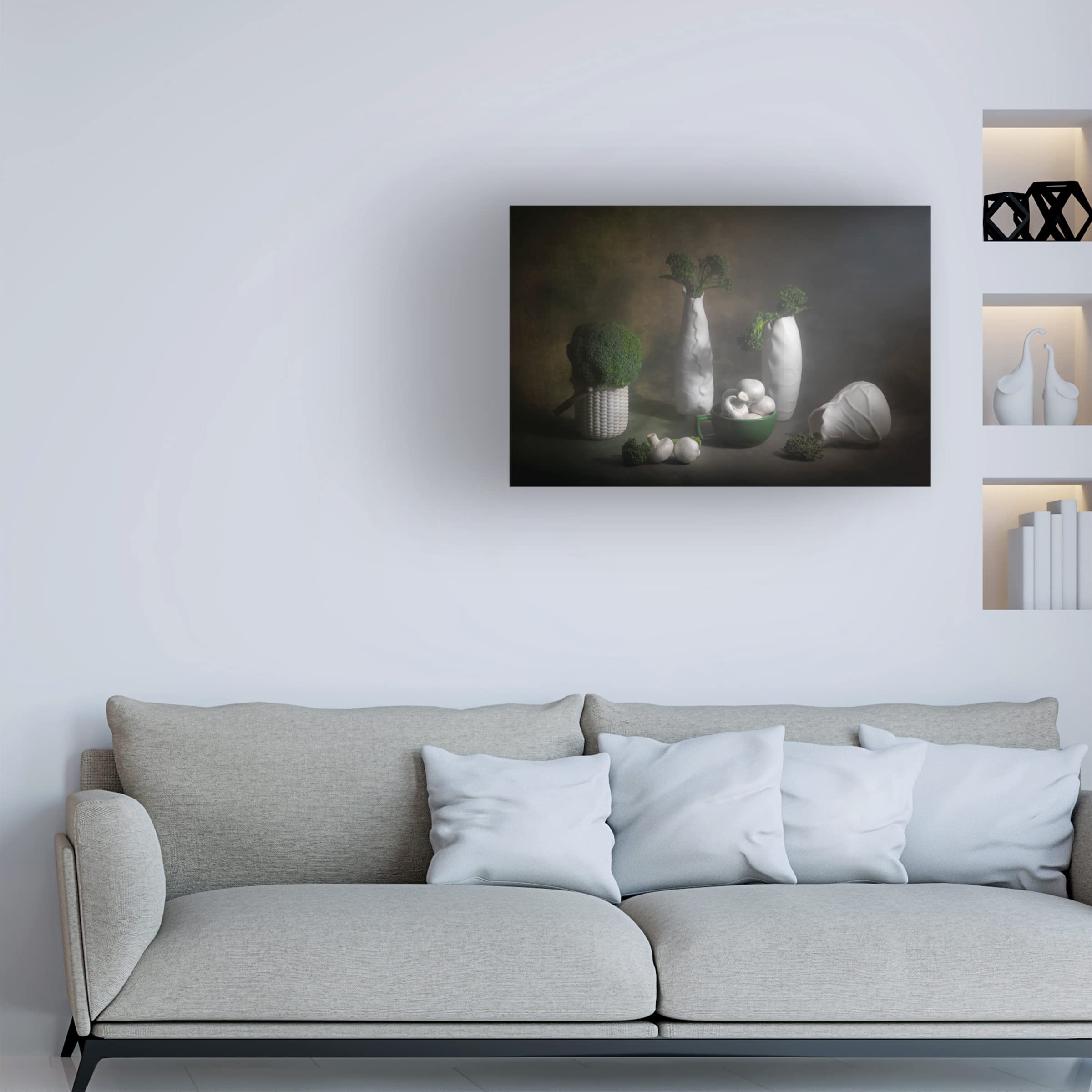 Trademark Fine Art 'Stay Healthy' Motivational Canvas Wall Art by Lydia Jacobs - Perfect for Home, Office & Gym Decor