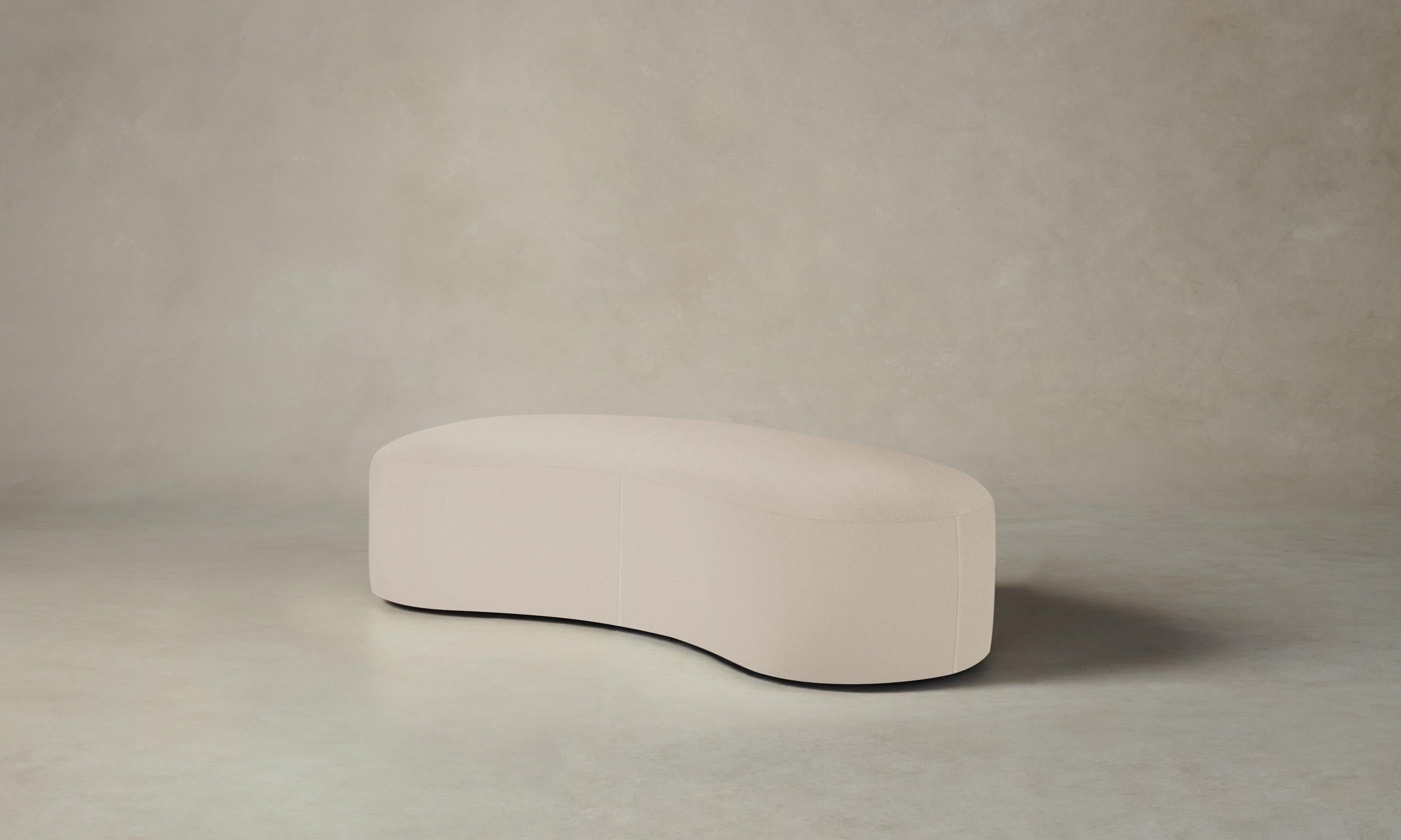 Luxury Chelsea Daybed with Pebbled Leather Upholstery in Stone Color - Perfect for Living Room, Bedroom, or Home Office