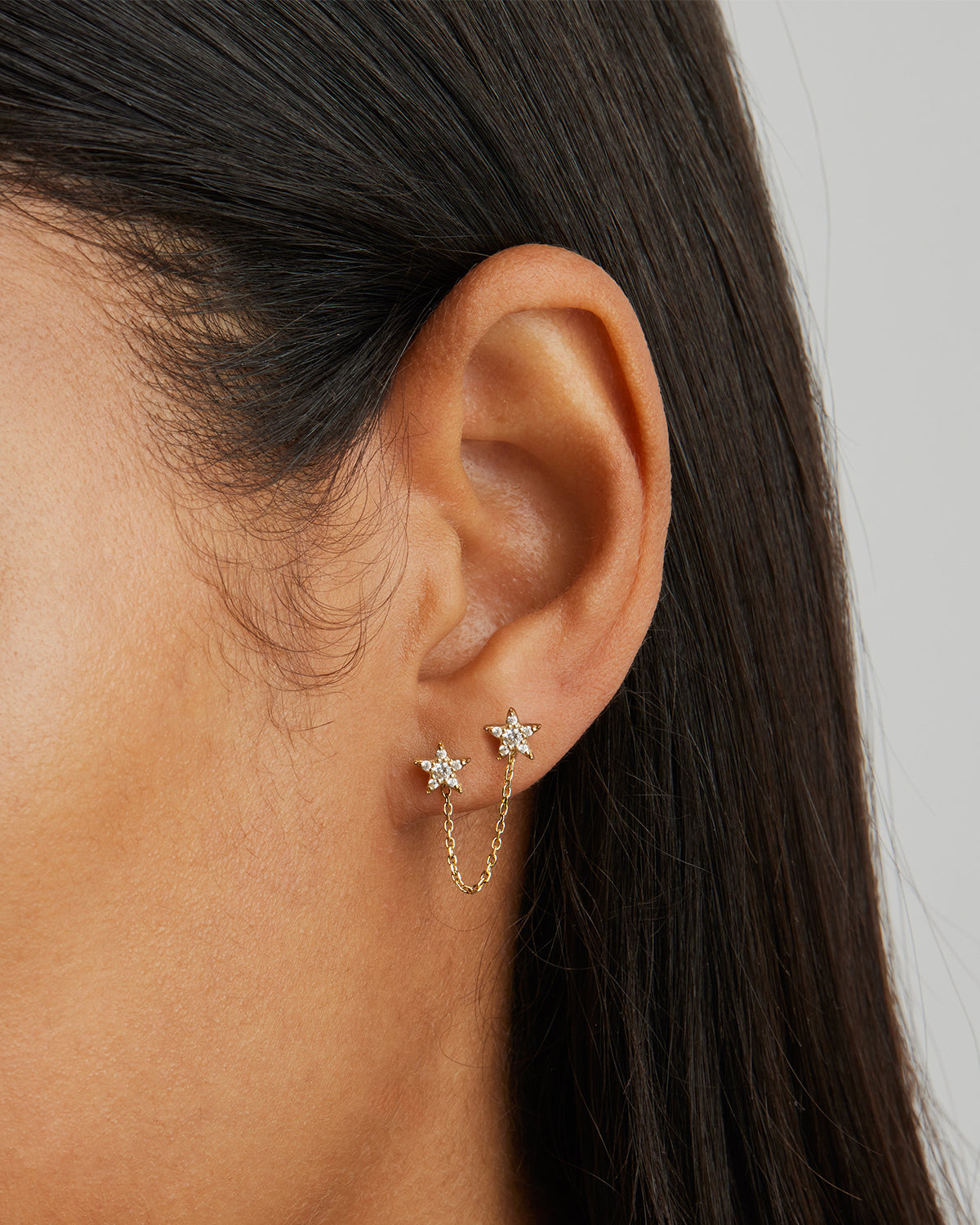 9K Solid Gold Threader Earrings - 3cm Dainty & Elegant Jewelry for Women - Perfect for Everyday Wear, Parties & Special Occasions