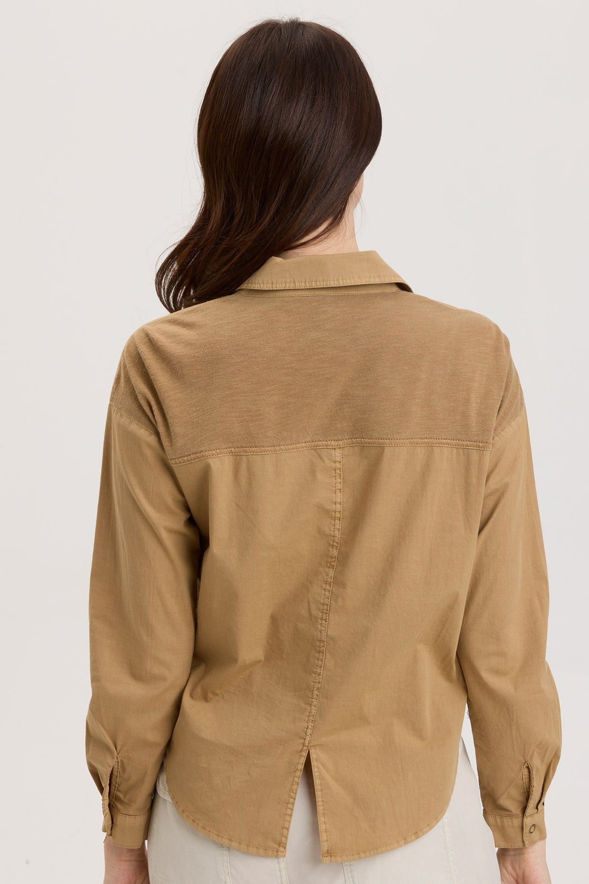 Pepin Shacket Au Lait Pigment - Women's Lightweight Overshirt Jacket for Fall & Winter | Cozy Fleece Lined Outerwear for Casual Outfits, Work & Travel