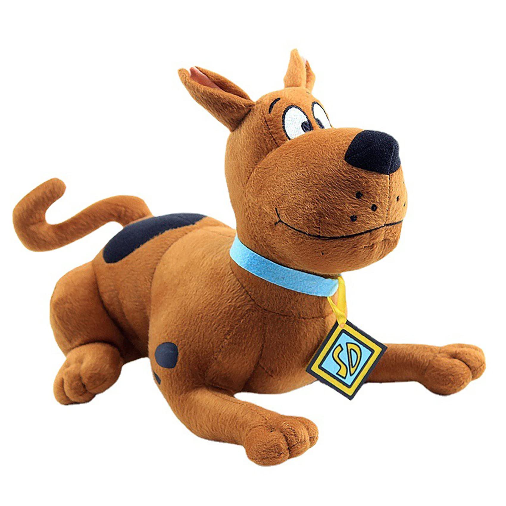 ZJYJING Plush Dog Toy - Soft Brown Cartoon Stuffed Animal Pillow (11.8 Inch) for Kids & Adults | Perfect for Cuddling, Home Decor, and Stress Relief