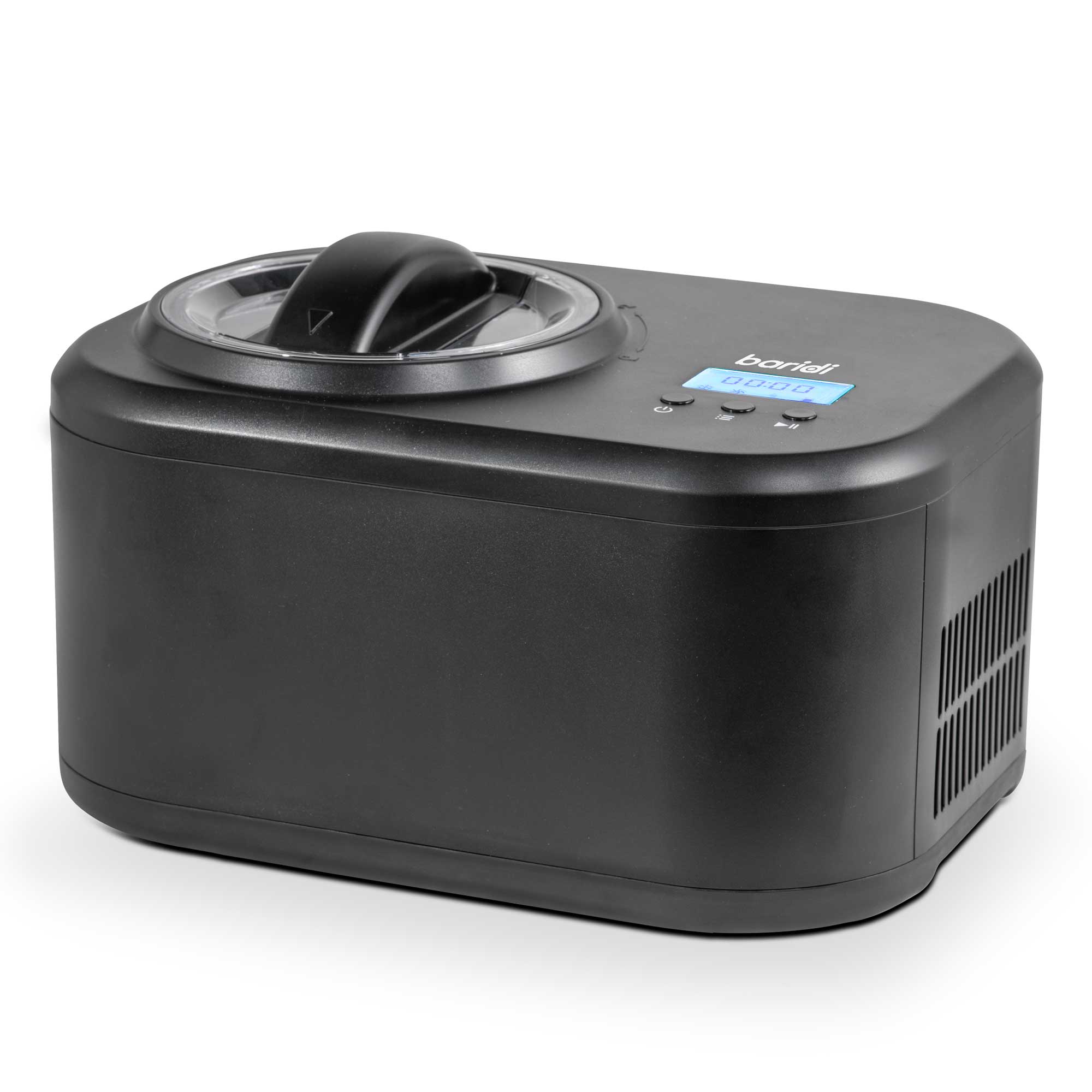 Baridi 1L Commercial Ice Cream Maker with Fast Freeze Compressor - Perfect for Home Kitchens, Dessert Shops & Cafes - DH238
