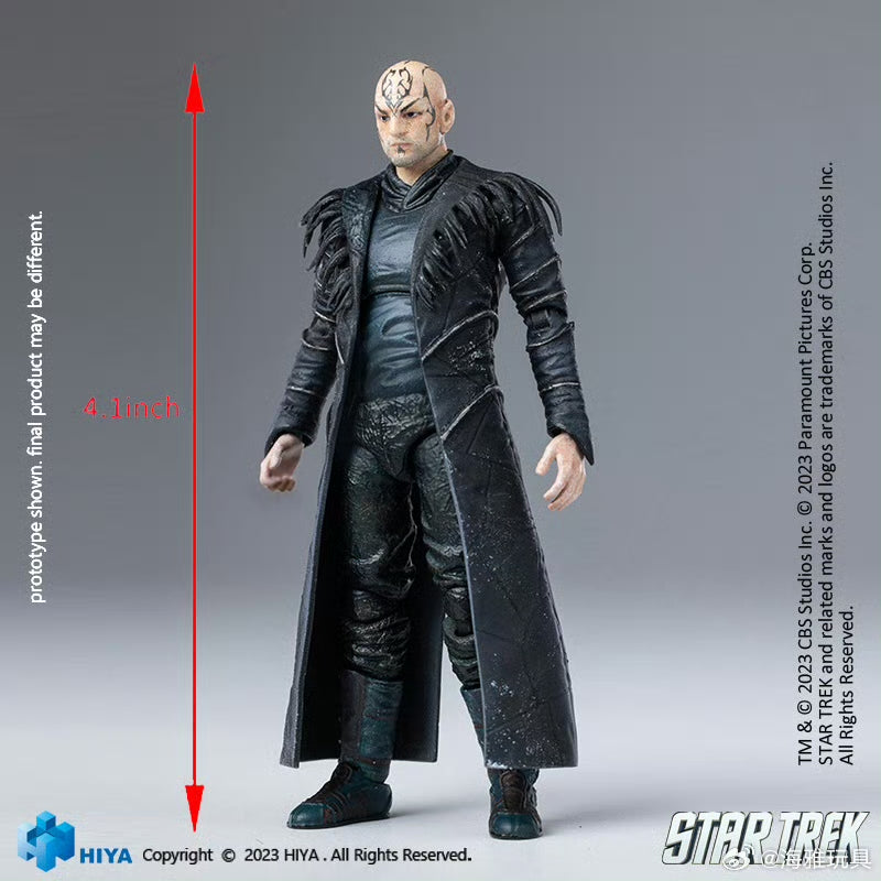 PRE ORDER 1/18 Scale HIYA 4-Inch Action Figure - Exquisite Mini Series STAR TREK 2009 Nero Collectible - Perfect for Display, Gifts & Sci-Fi Collections