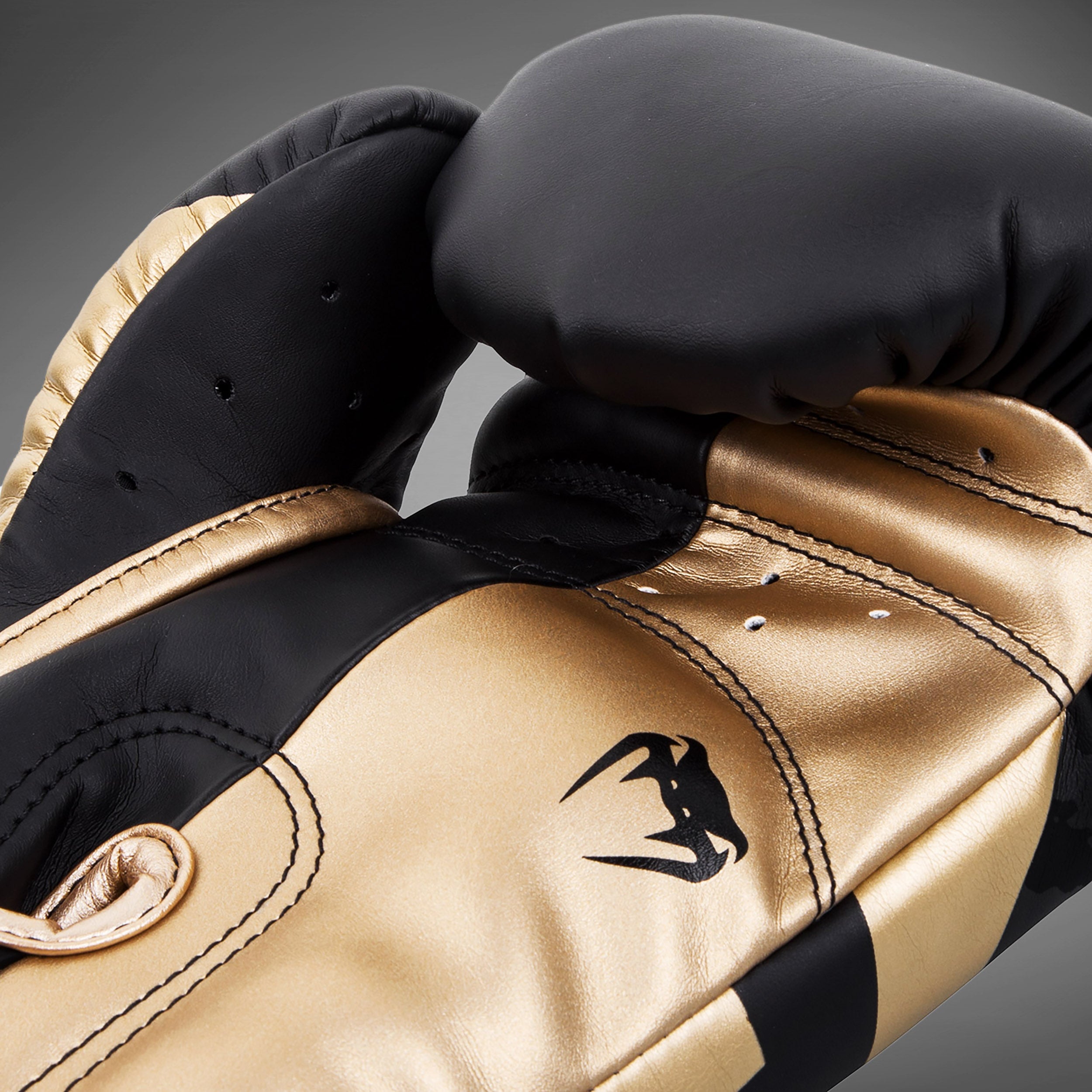 Venum Elite Boxing Gloves - Professional Training Gloves for Men & Women (Black/Gold) - Perfect for MMA, Kickboxing, Sparring & Fitness Workouts