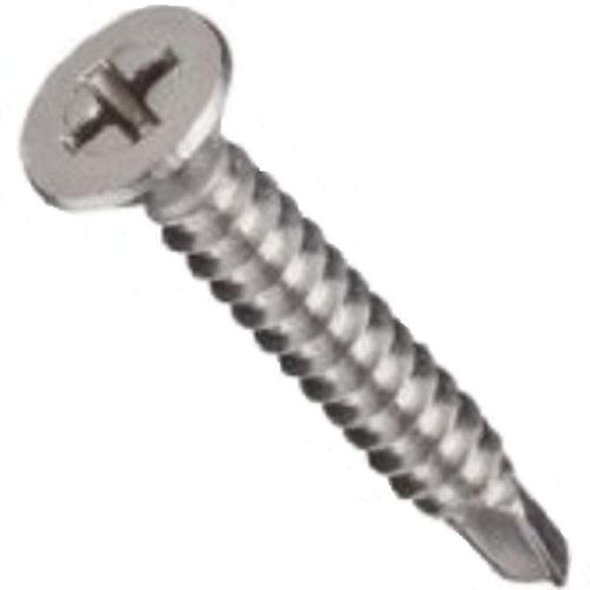 Small Parts FSC10350PFMSS 18-8 Stainless Steel Flat Head Phillips Screws, Number 10 Size, 3-1/2