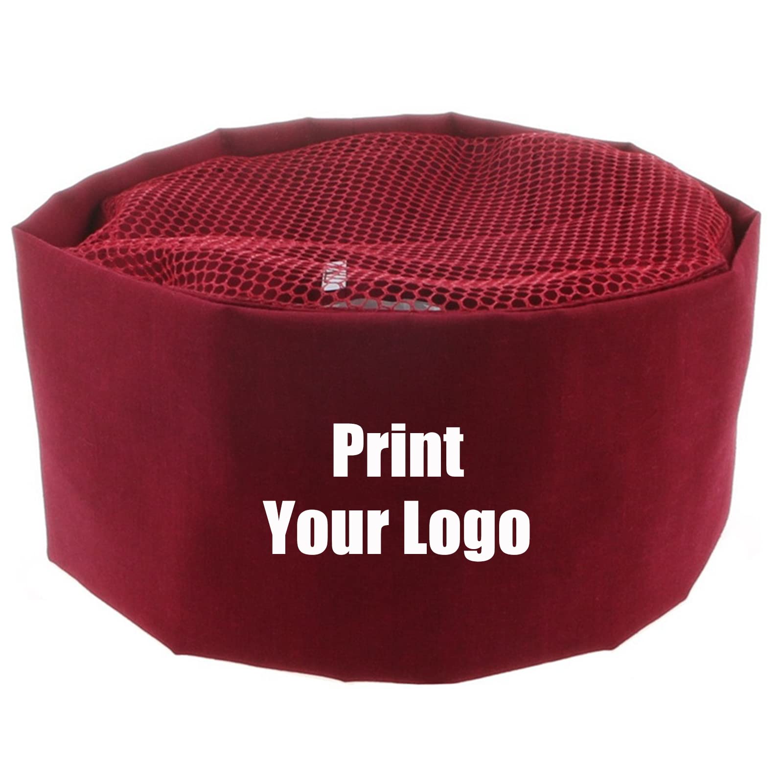 Personalized Custom Chef Hat for Bakers & Cooks - Breathable Mesh Top Kitchen Cap - Perfect for Professional Chefs, Home Cooking & Culinary Gifts