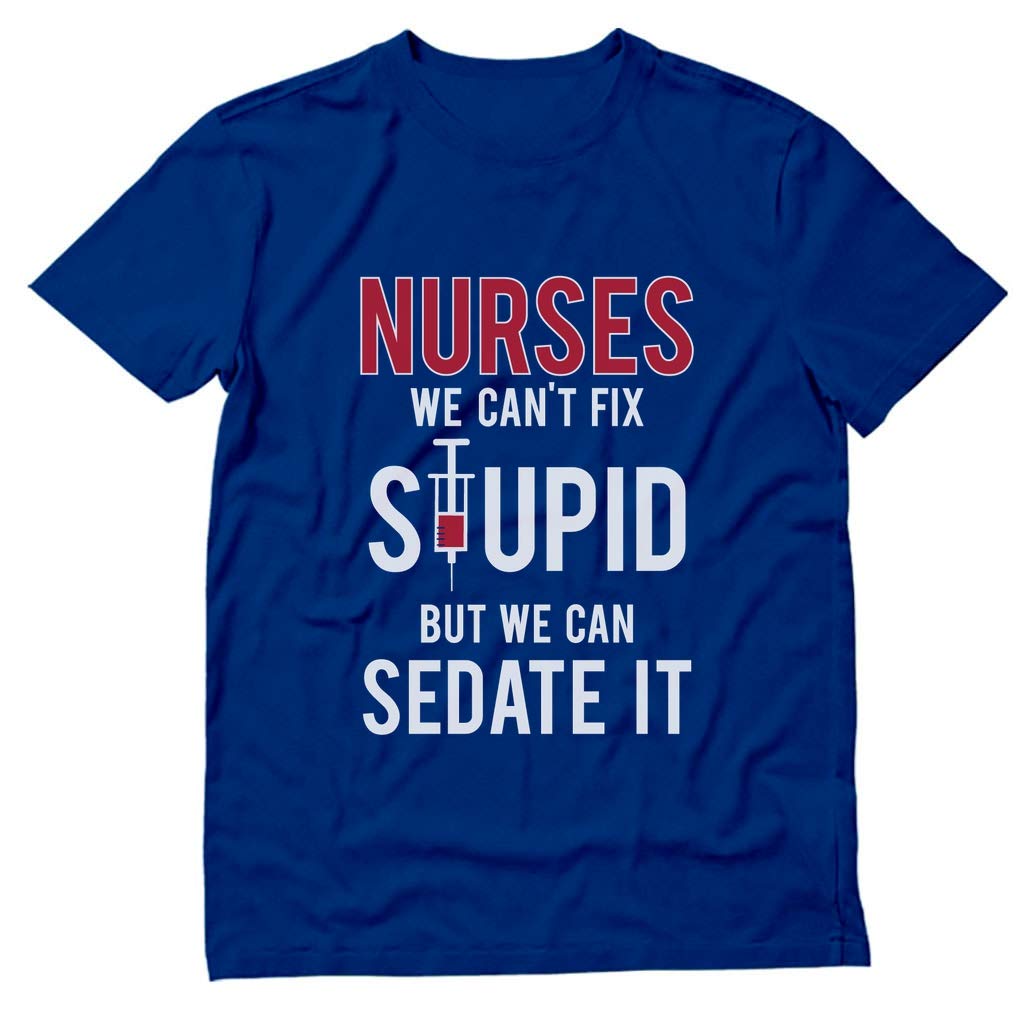 Funny Nurse T-Shirts for Women - Cute Gifts for Nurses, Nursing Students & ICU RNs - Perfect for Work, School & Appreciation Gifts