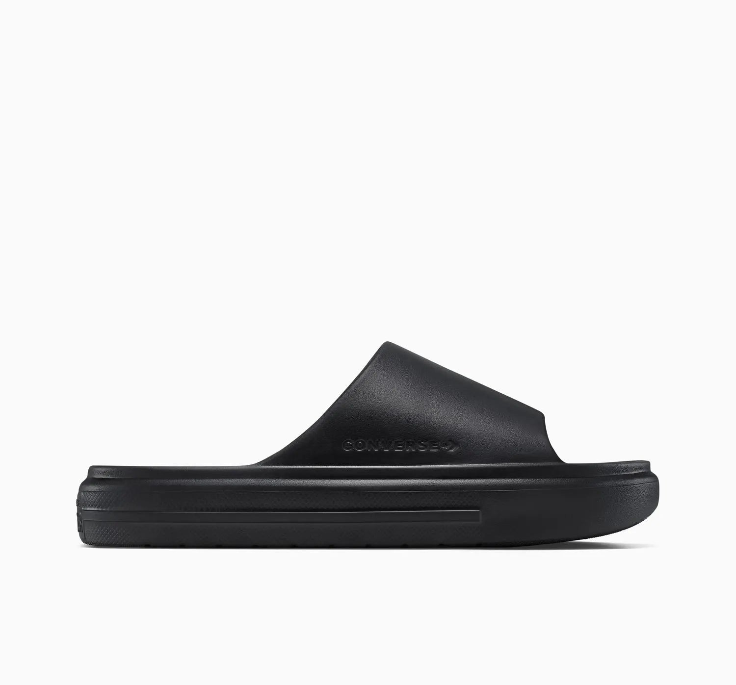 Converse Unisex Essential Black Slide Sandals - Comfortable Casual Slides for Men & Women - Perfect for Beach, Pool, Gym, and Everyday Wear