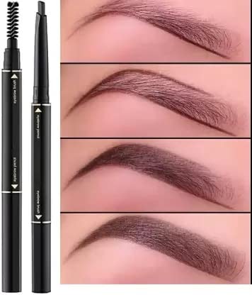 2-in-1 Eyebrow Pencil & Brow Setting Kit - Perfect for Daily Makeup & Travel