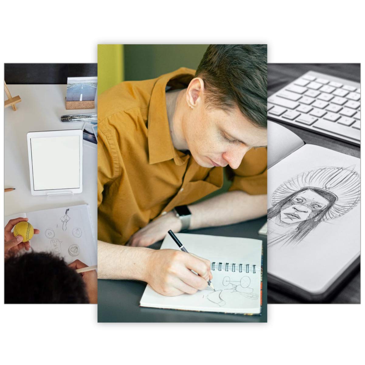 Ciieeo 3-Piece Metallic Paint Pen Set for Drawing, Calligraphy & Art - Adjustable Ruling Pen, Manga Liner & Dip Pen - Perfect for Stationery, Sketching & Straight Line Art (Ideal for Artists, Crafters & Manga Enthusiasts)