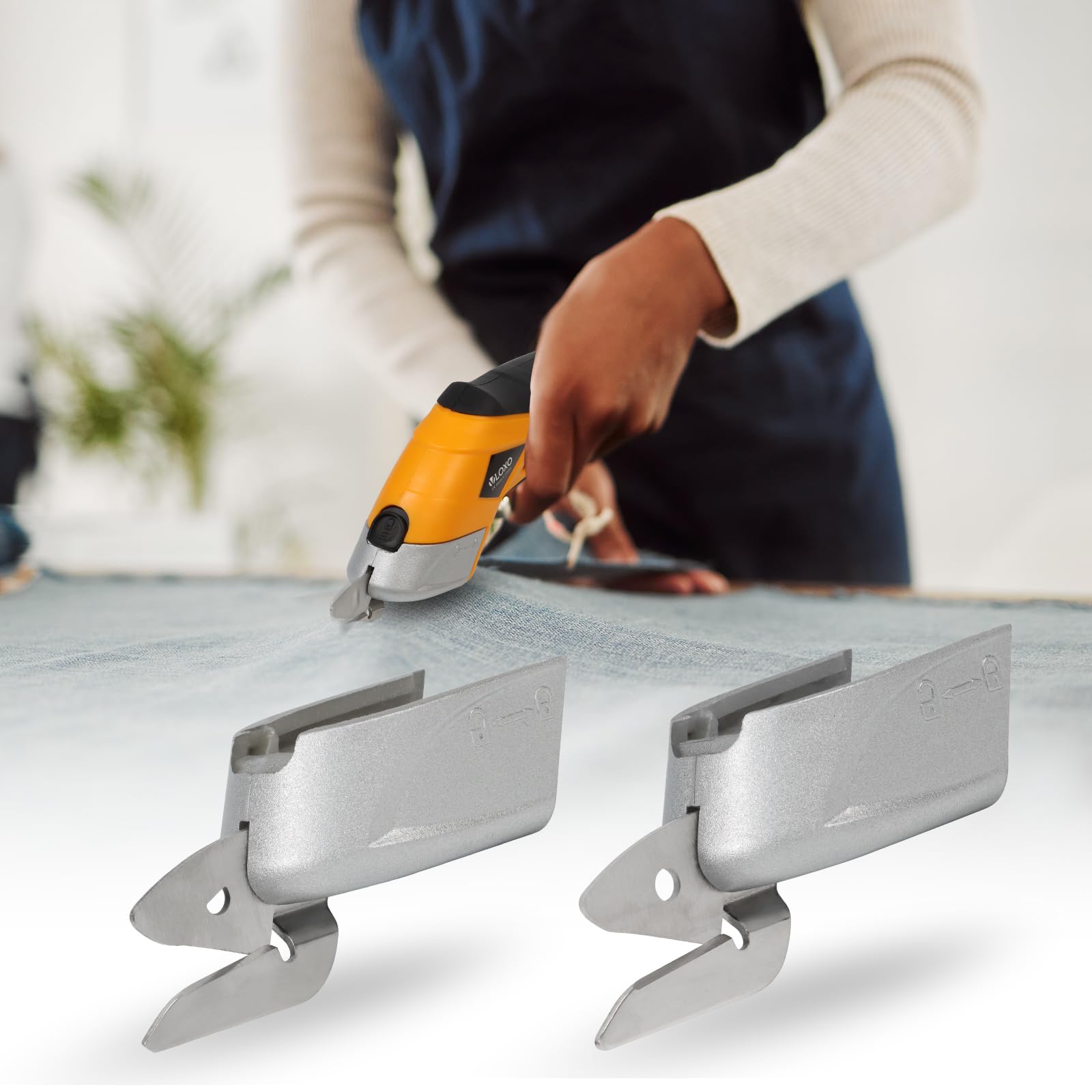 VLOXO Electric Scissors Replacement Blades 2-Pack - Compatible with CS4001 