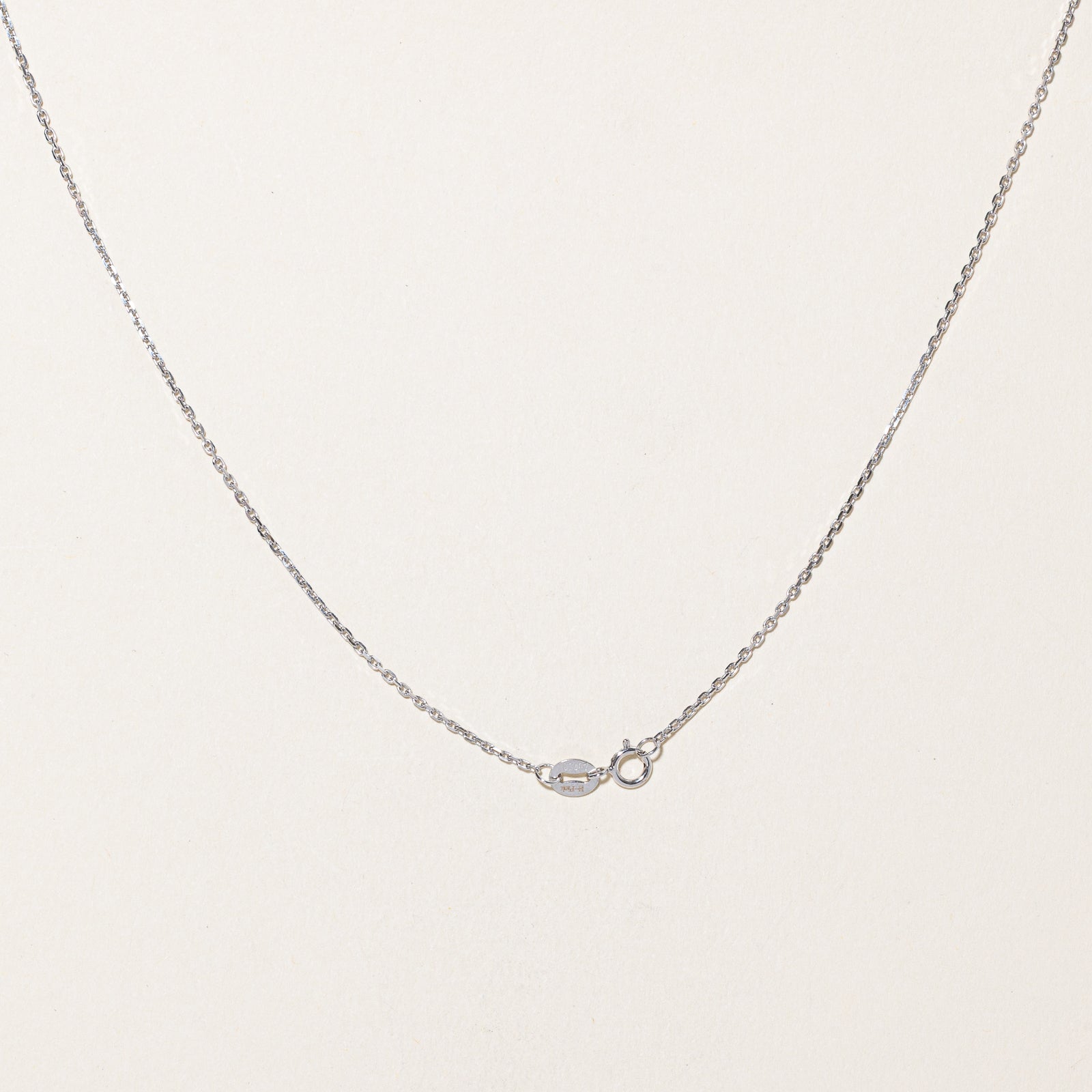 1.42ct GIA Certified Pinkish Brown Sapphire & Diamond Necklace | 0.06ctw Diamond Accents | 16