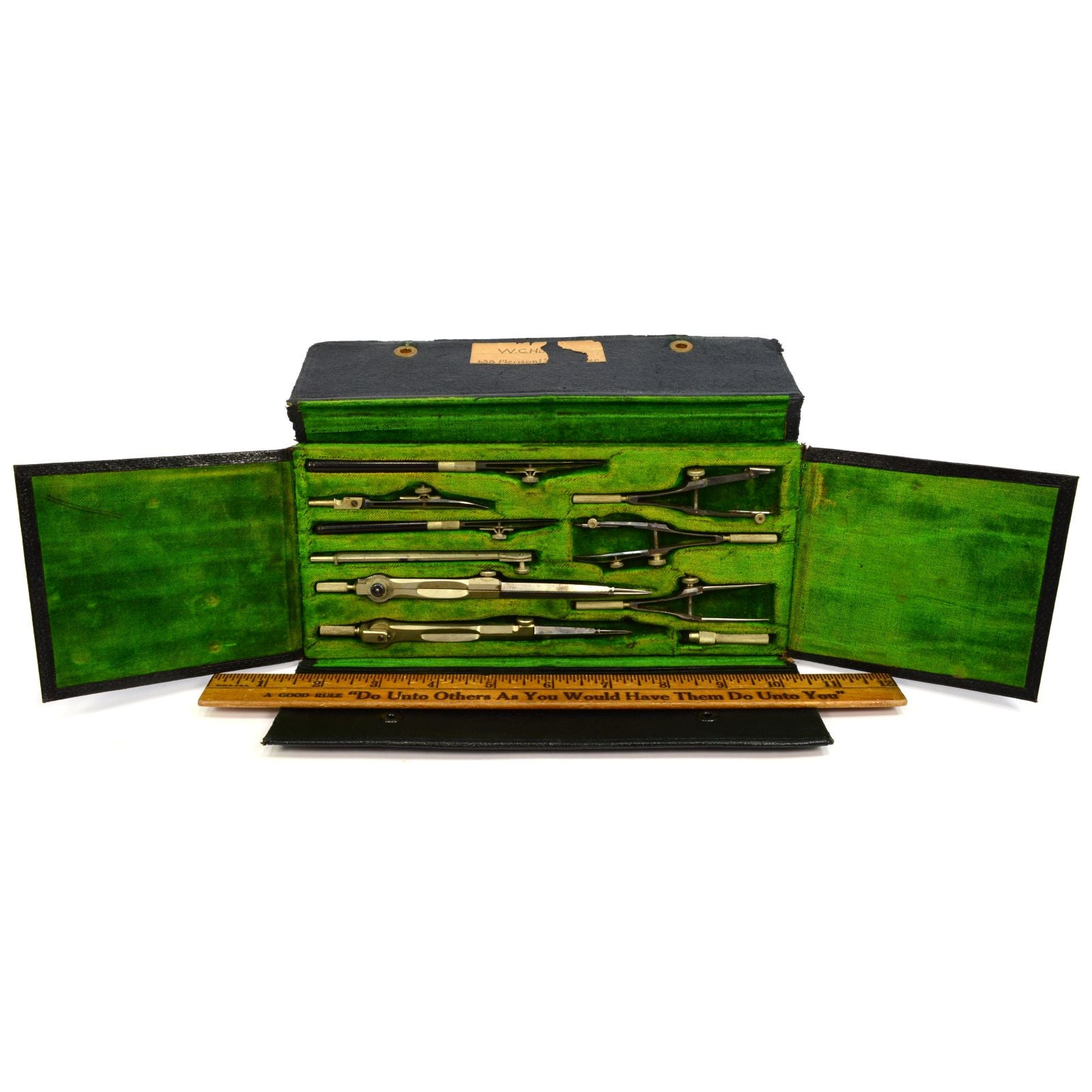 Vintage Antique Drafting Set No. 715 - Professional Drawing Tool Kit by Keuffel & Esser or Alteneder (Patented 1904) - Perfect for Architects, Engineers & Technical Drawing Enthusiasts