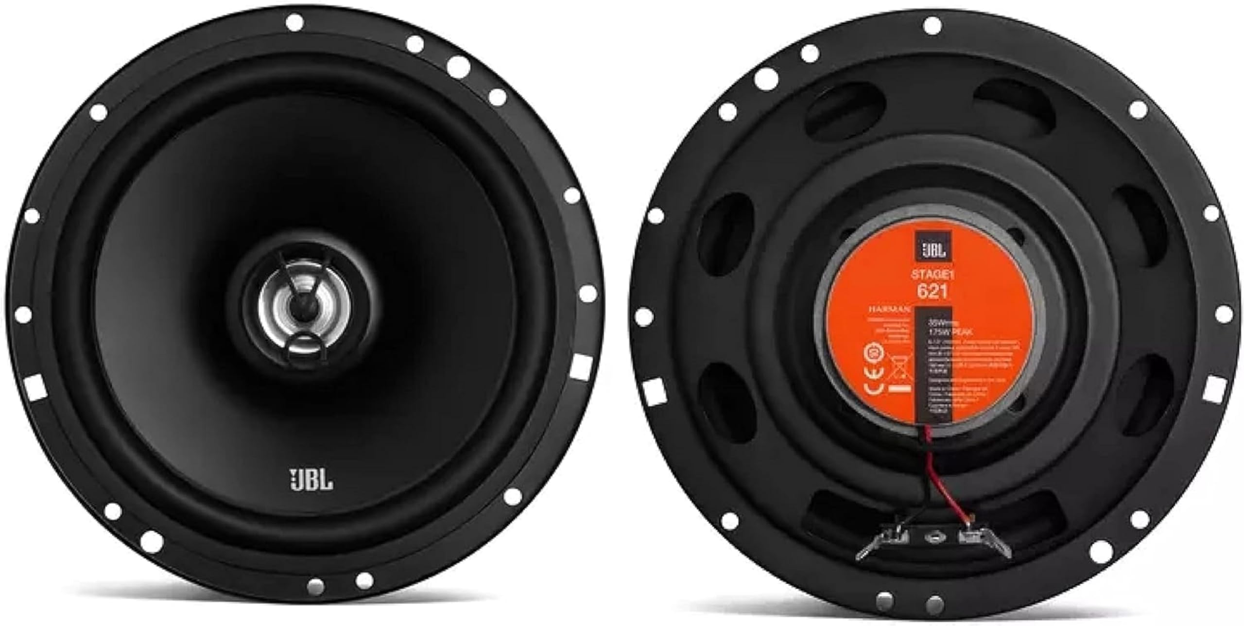 JBL Concert Series 621 6.5 Inch 2-Way Car Audio Speakers with Grilles - Premium Sound for Vehicles, Home Theater & Music Listening