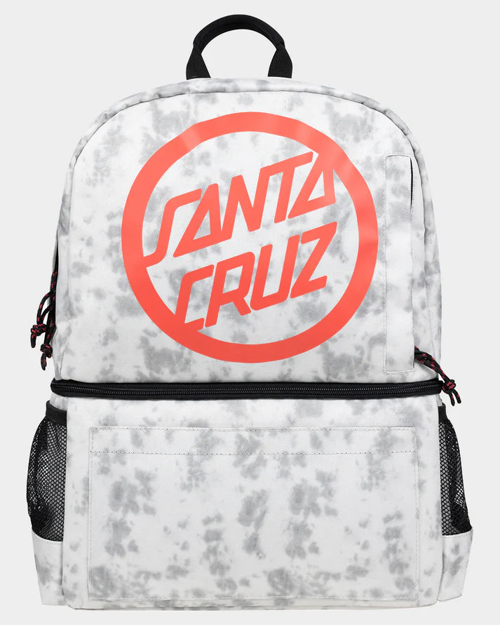Santa Cruz Bold Ring Dot Backpack - Stylish & Durable Laptop Backpack for School, Work & Travel - Perfect for Students, Professionals & Commuters