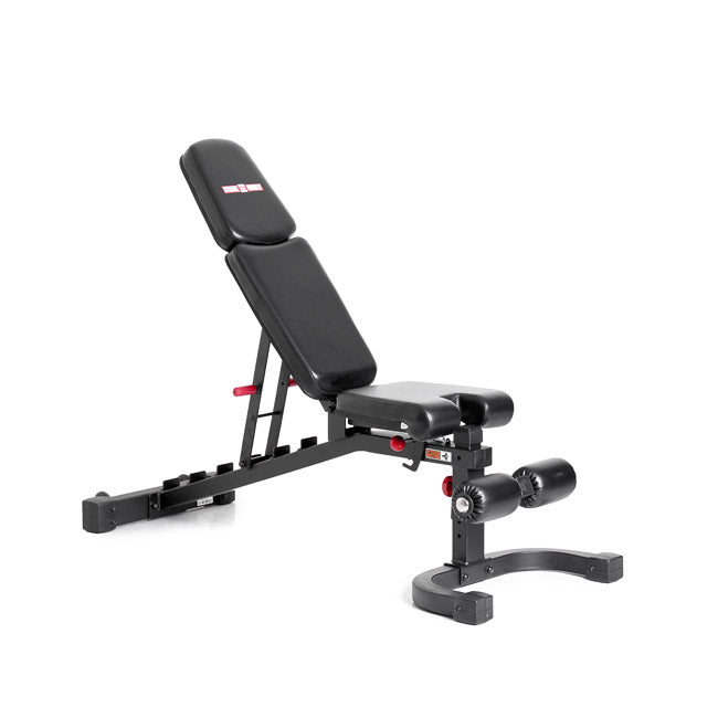 XM FITNESS Adjustable FID Bench XM100 - Multi-Position Weight Bench for Home Gym Strength Training & Workout - Perfect for Dumbbell Press, Incline Decline Exercises & Full-Body Workouts
