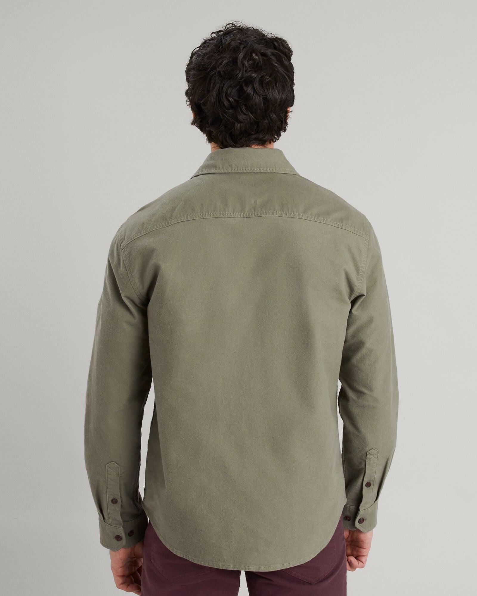 Men's Huntly Moleskin Long Sleeve Shirt - Comfortable Casual Button Down Shirt for Men, Beech Brown - Perfect for Outdoor Adventures, Office Wear & Everyday Style