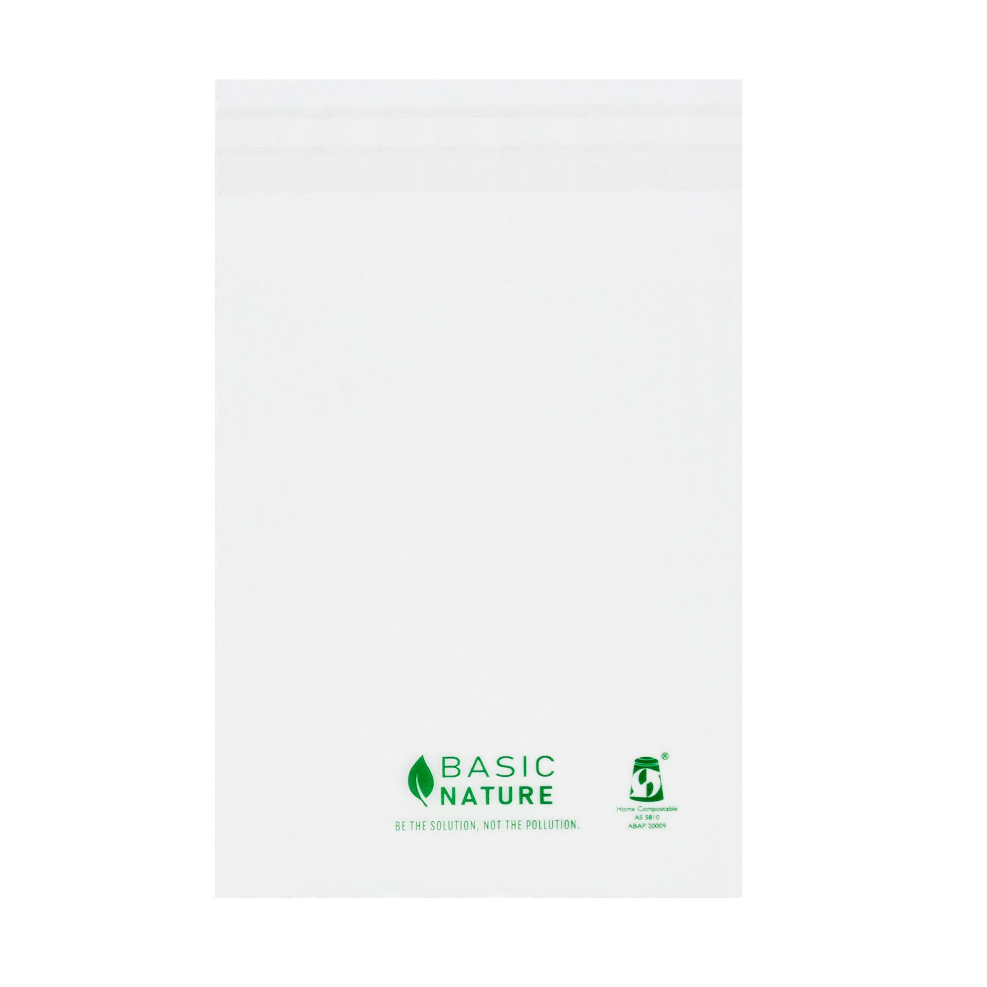 Eco-Friendly Translucent PLA/PBAT Self-Sealing Compostable Bags - 4.75
