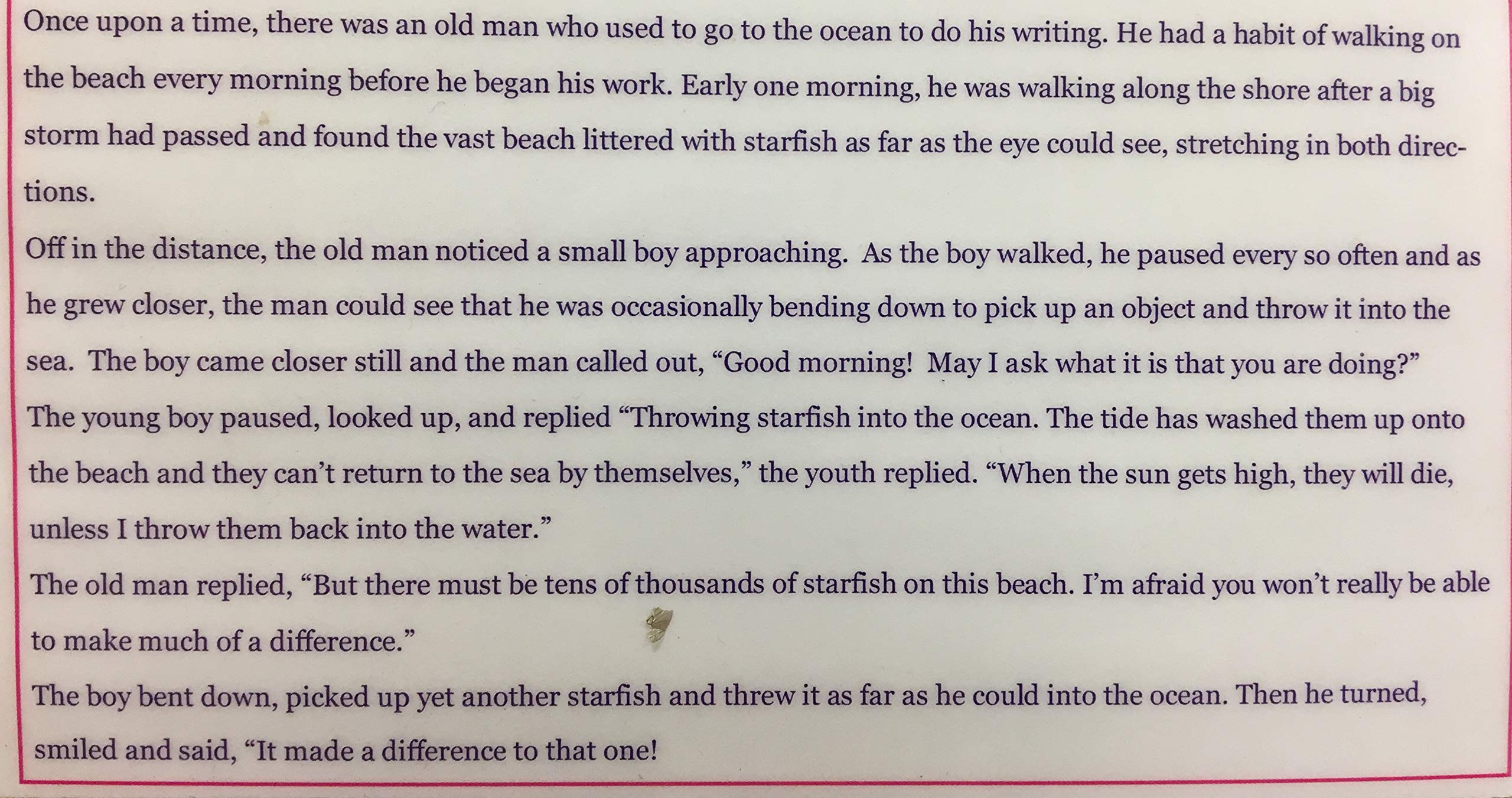 Inspirational 'The Starfish Story' Men's Bracelet - Handstamped Motivational Cuff with Non-Tarnish Aluminum - Perfect Gift for Graduation, Father's Day & Daily Encouragement