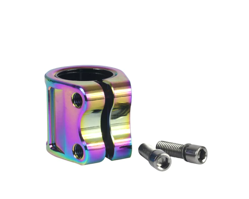 Root Industries Air Double Clamp - Premium Bike Handlebar Clamp for BMX & Mountain Bikes | Secure Grip for Extreme Sports & Off-Road Cycling