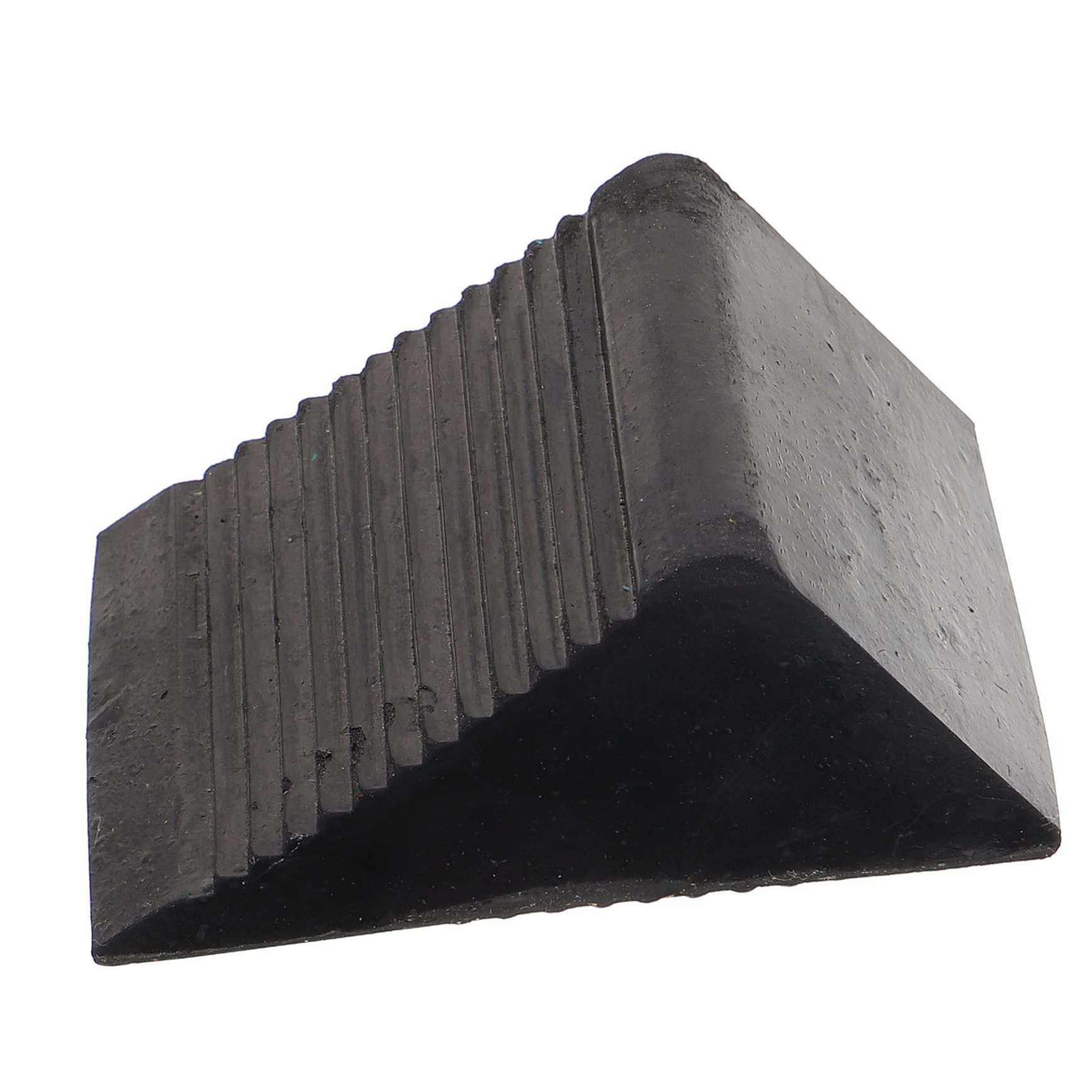 Heavy Duty Rubber Wheel Chocks for Trucks, Trailers & RVs - Non-Slip Tire Blocks with Ramp Pad - Secure Parking on Slopes & Uneven Ground - Ideal for Semi Trucks, Boats, Campers & Construction Vehicles