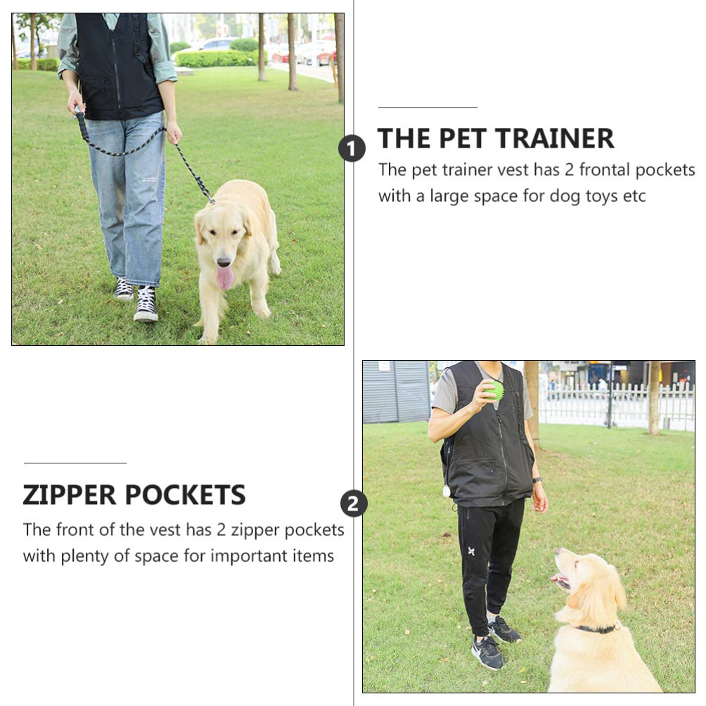 Professional Dog Training Vest with Multiple Pockets - Durable Handler Vest for Men & Women | Perfect for Obedience Training, Agility Courses & K9 Work
