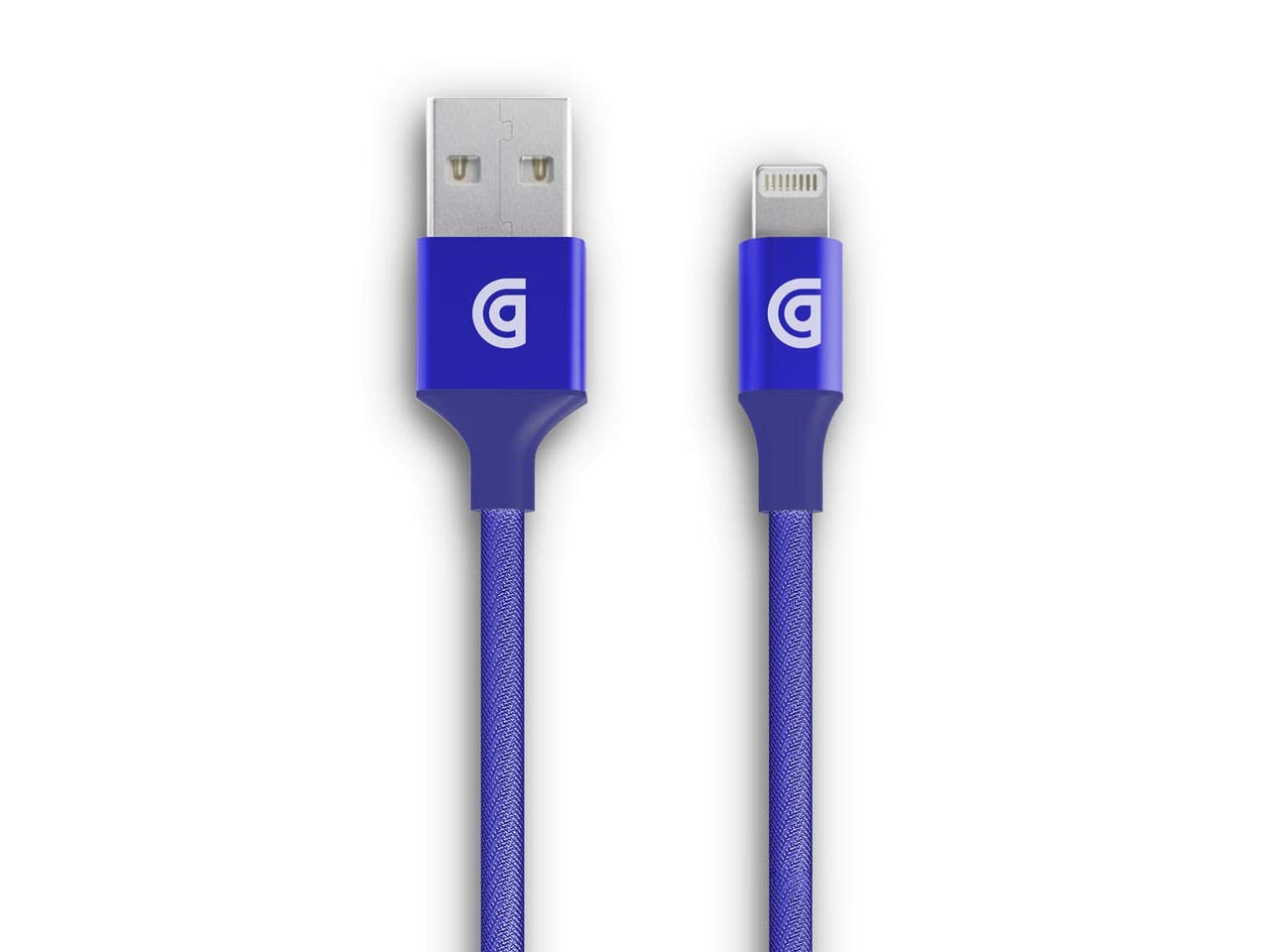 Premium Braided Lightning Cable 5ft - MFI Certified Durable Fast Charging Cable for iPhone - Blue - Perfect for Home, Office, and Travel Use