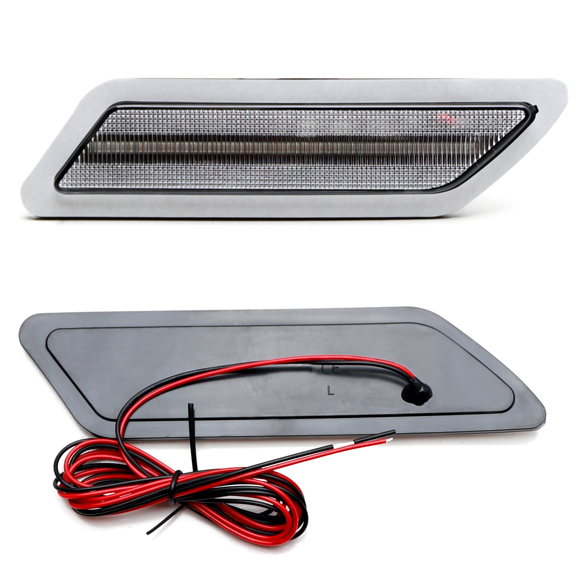 Clear Lens White LED Bumper Side Marker Lights Replacement for BMW 3 Series 2012-2015 Pre-LCI Models - Upgrade Your Car's Style & Visibility for Night Driving