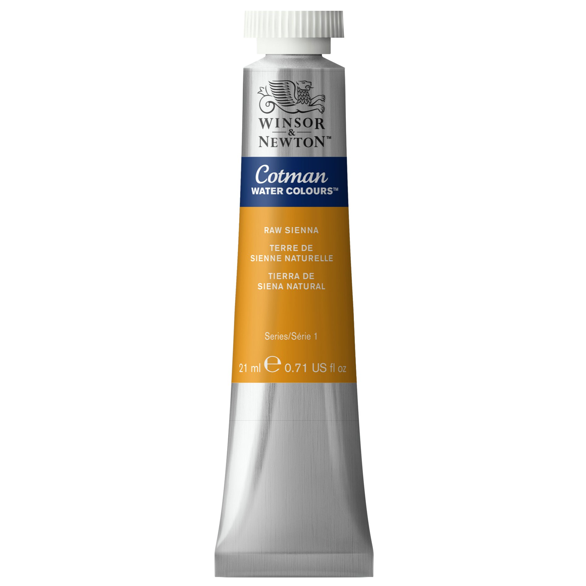 Winsor & Newton Cotman Watercolor Paint Tube - 21ml (0.71 oz) Raw Sienna | Professional Artist Grade Watercolor for Painting, Sketching & DIY Art Projects
