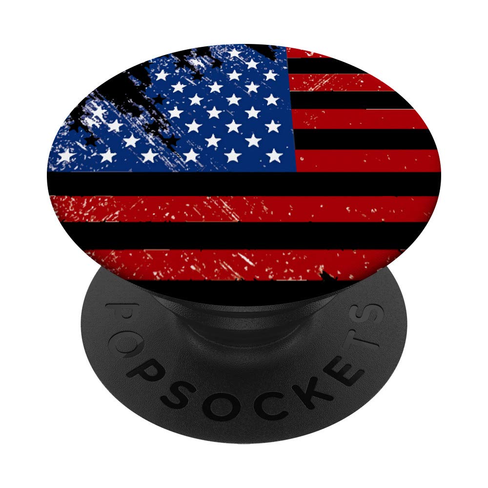 American Flag Patriotic PopSockets Swappable PopGrip - Phone Stand & Grip for iPhone, Samsung, Smartphones - Perfect for Road Trips, Work Desks & Everyday Use