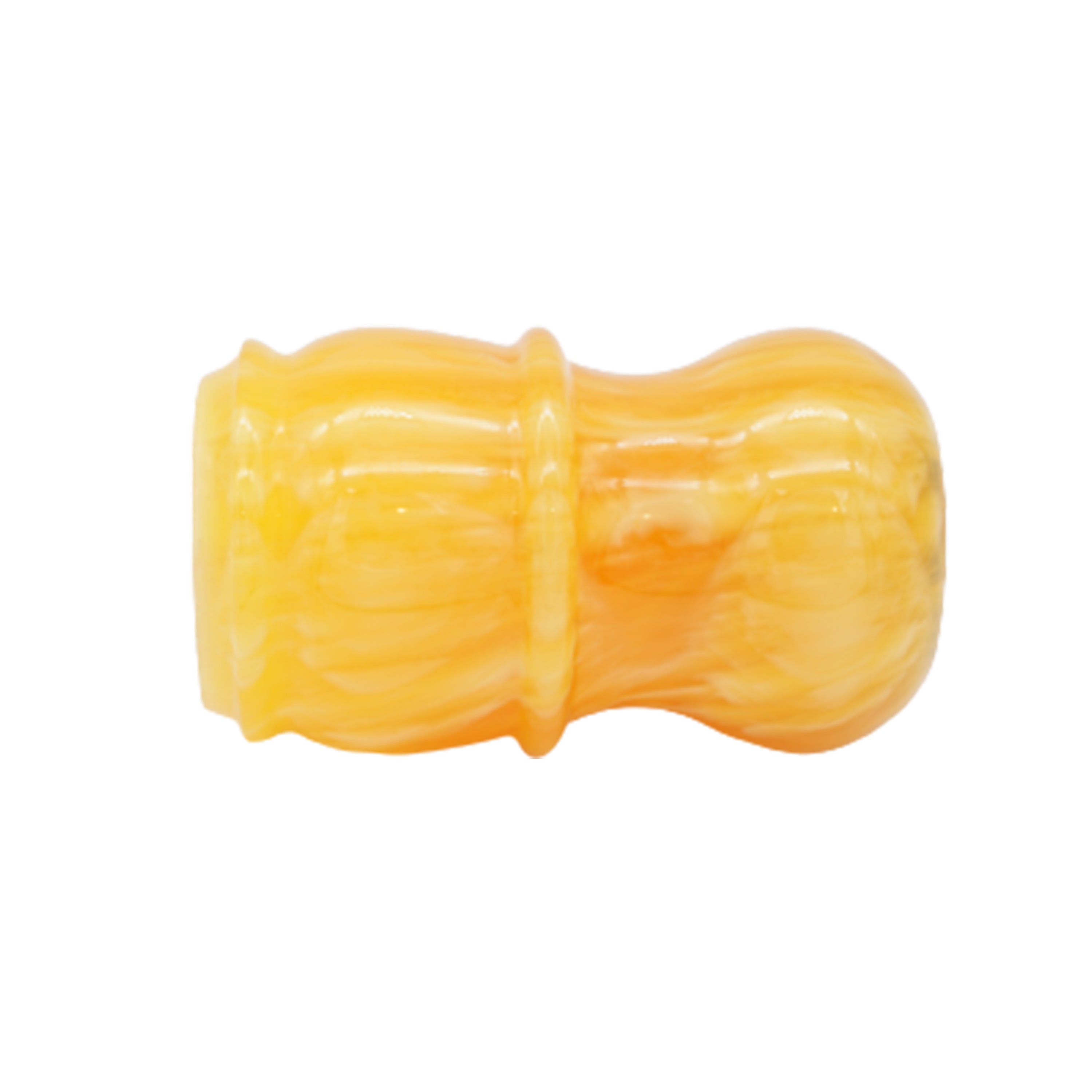 Premium Amber Handcrafted Shaving Brush Handle for Wet Shaving - Fits 24mm & 26mm Knots - Perfect for Traditional Barber Shaving & Luxury Grooming Gifts