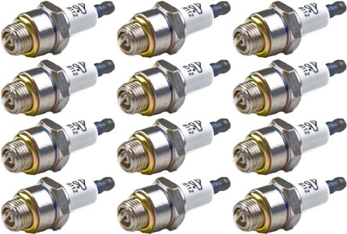 Briggs and Stratton 796112 Pack of 12 RJ19LM Spark Plugs - Compatible with Lawn Mowers, Generators & Small Engines - High Performance Ignition for Reliable Starts