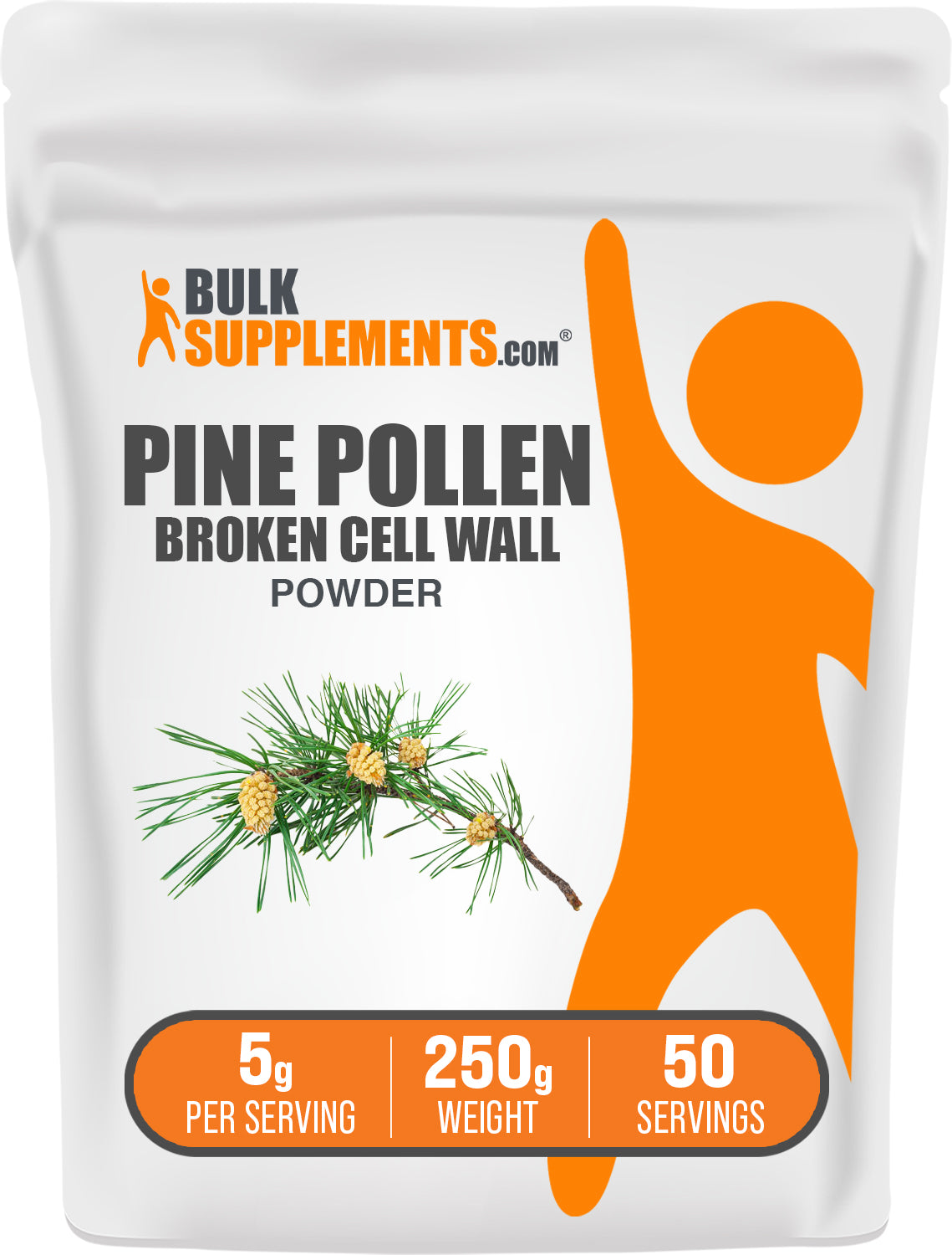 Premium Organic Pine Pollen Powder - 100% Pure & Natural Superfood Supplement for Energy, Immunity & Vitality - Perfect for Smoothies, Tea & Wellness Recipes