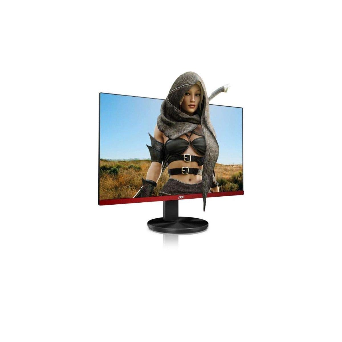 AOC G2790PX 27 Inch Gaming Monitor - Full HD 1920x1080, 144Hz Refresh Rate, 1ms Response Time, Built-in Speakers, HDMI/DP/D-SUB, 4 USB Ports (Black/Red) - Perfect for Esports, FPS Gaming & Home Office Setup