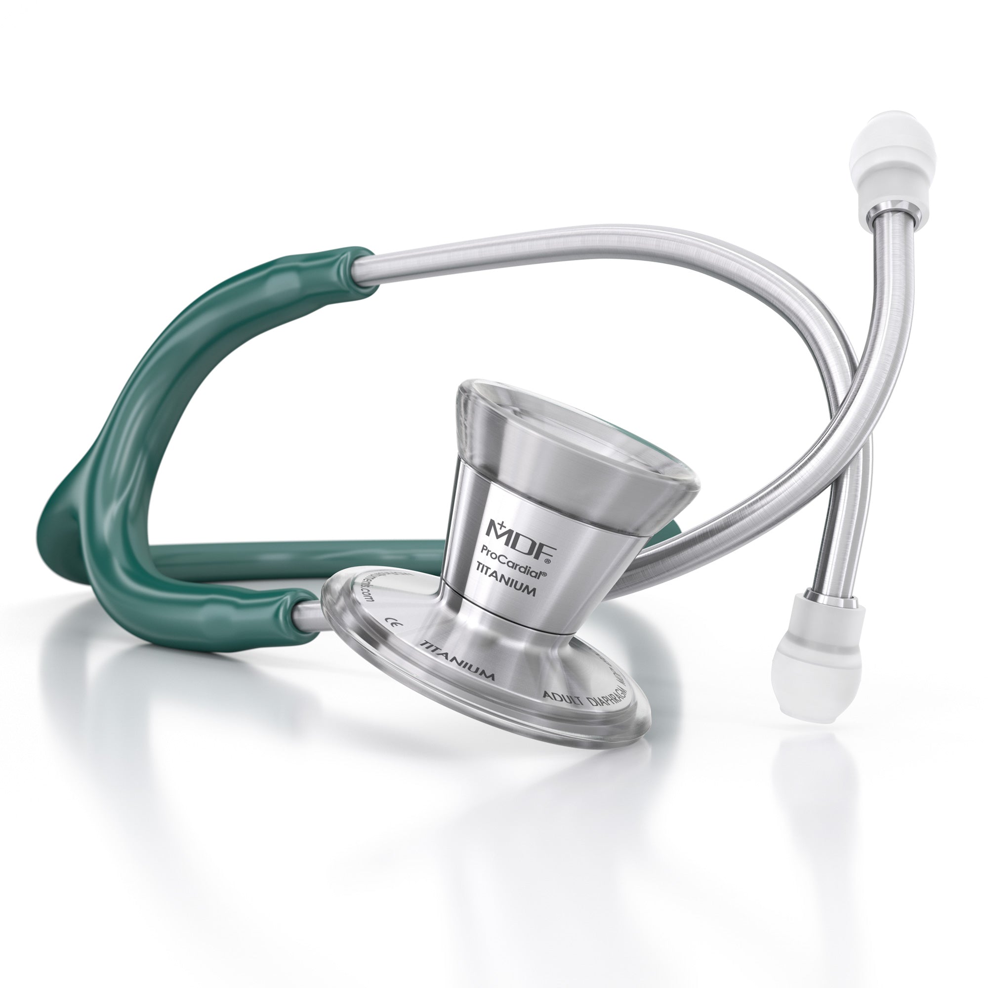 ProCardial® Titanium Cardiology Stethoscope - Premium Green Medical Stethoscope for Doctors, Nurses & Healthcare Professionals | Ideal for Cardiac Exams, Patient Monitoring & Clinical Use