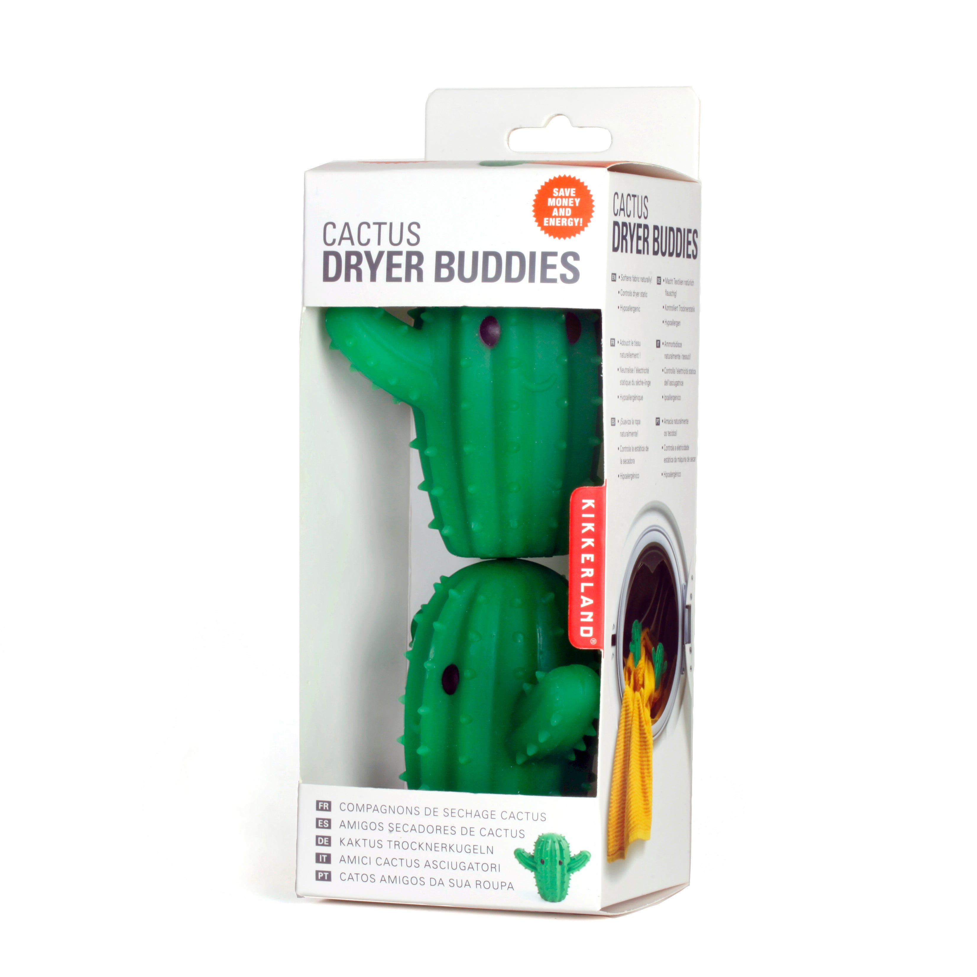 Cactus Dryer Buddies - Natural Fabric Softener & Static Remover for Laundry | Perfect for Dryer Balls, Clothes Freshener & Eco-Friendly Laundry Care