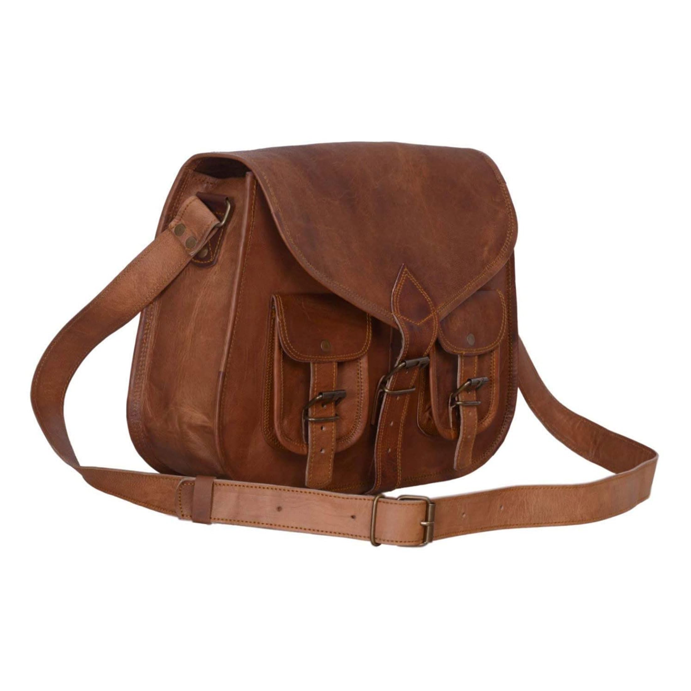 Genuine Leather Crossbody Shoulder Bag for Women - Stylish Tote & Travel Purse - Perfect for Work, Shopping & Daily Use
