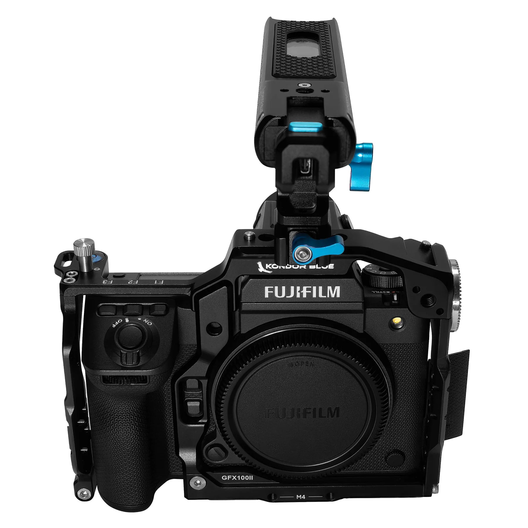 Kondor Blue Fujifilm GFX100 II Camera Cage - Durable Aluminum Alloy Protection for Professional Photography & Videography | Perfect for Studio, Travel & Outdoor Shoots